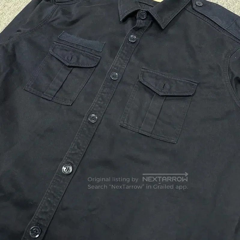 Burberry Burberry Black Cotton Long Sleeve Shirt. Size US L / EU 52-54 / 3 - 3 Thumbnail
