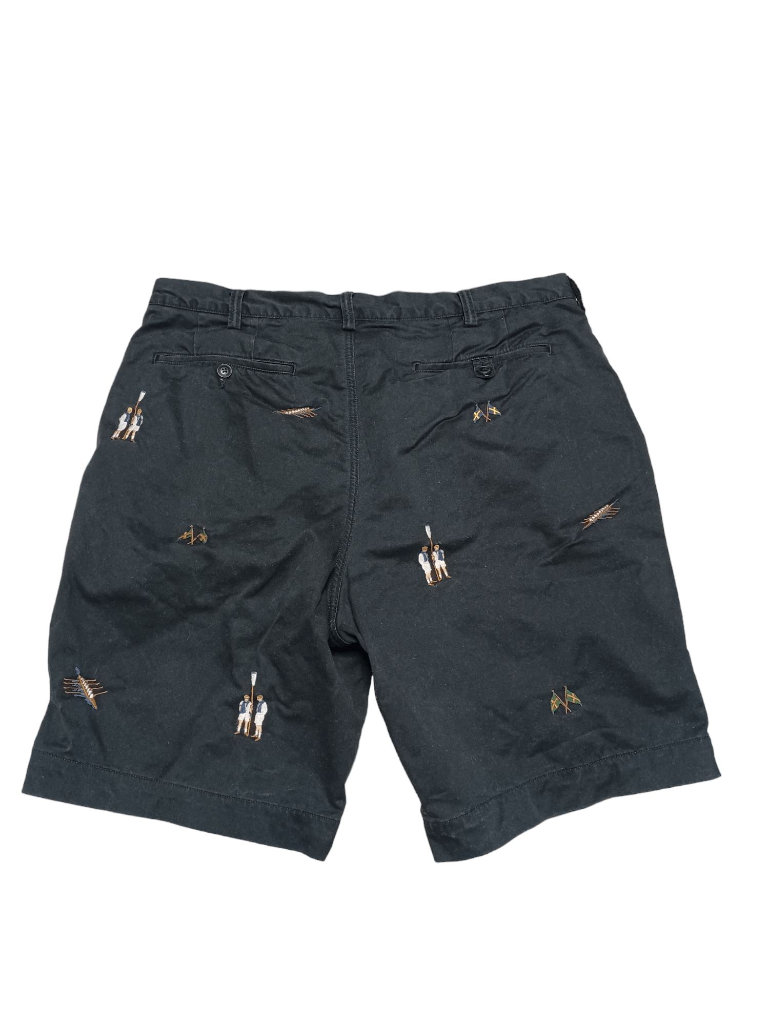 Polo Ralph Lauren VERY RARE POLO RALPH LAUREN ALL OVER EMBROIDERED SHORTS Size US 36 / EU 52 - 2 Thumbnail