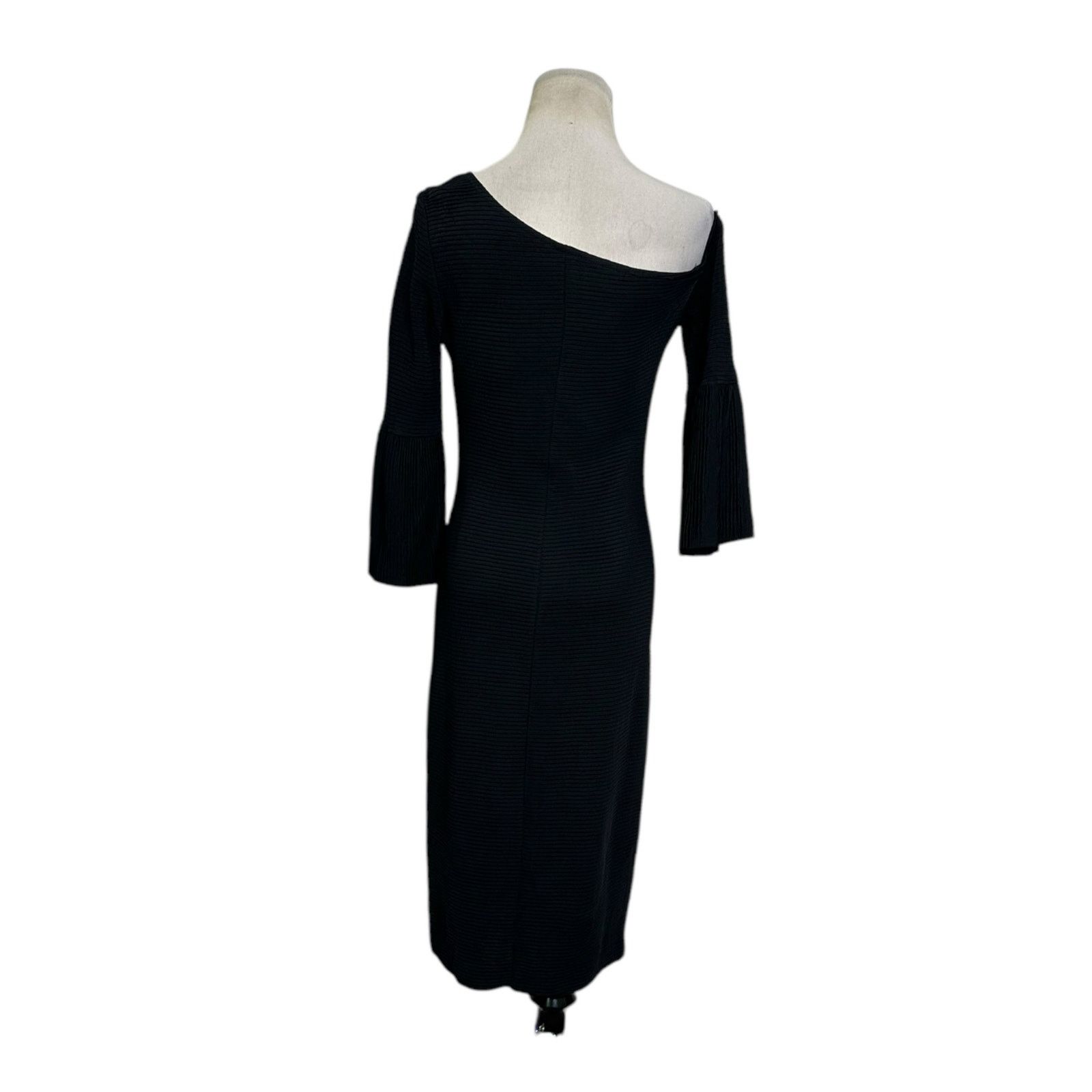 Trina Turk Trina Turk black 3/4 sleeves sheath midi dress size 6 Size M / US 6-8 / IT 42-44 - 8 Thumbnail