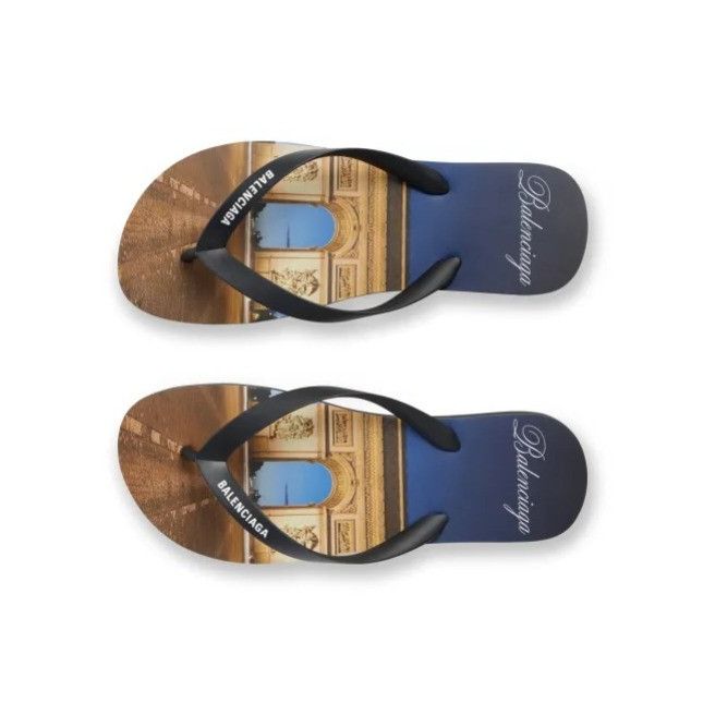 Balenciaga o1loc1c0925 812925 Souvenir Thong Sandals in Multicolor Size US 9 / EU 42 - 3 Thumbnail