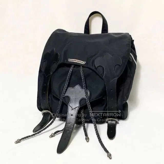 Chrome Hearts Chrome Hearts Black Silver Leather Backpack. Size ONE SIZE - 3 Thumbnail