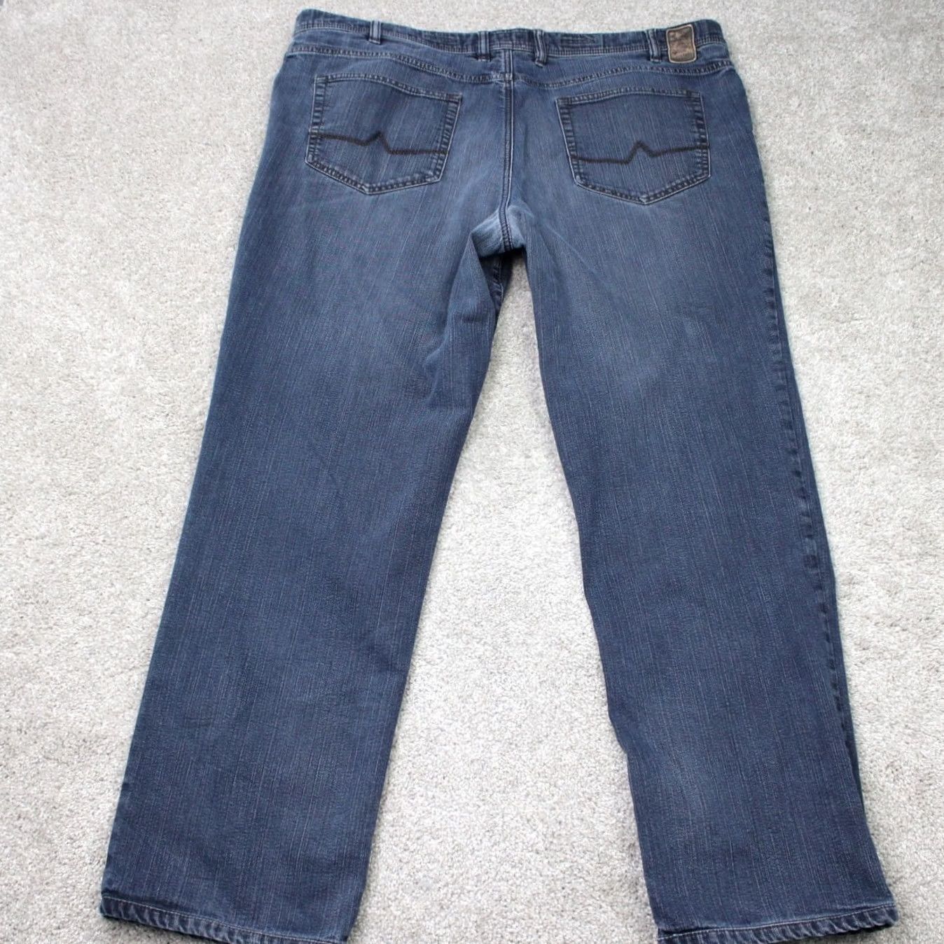 Vintage ALBERTO Tommy Jeans Mens 44x30 Blue Comfort Fit 5-Pocket Denim T400 Stretch Jeans Size US 44 / EU 60 - 6 Thumbnail