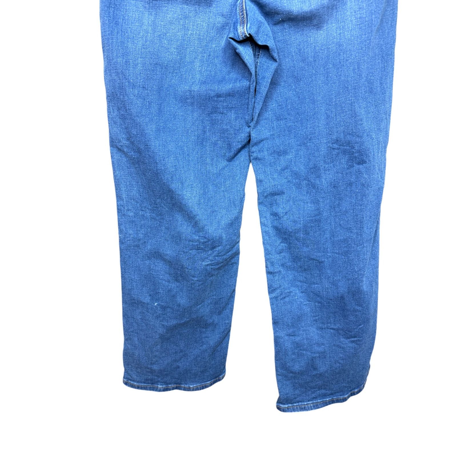 Denim & Co. Denim & Co. Stretch Wide Leg Jeans with Seam Detail 14 Reg. Size 36" / US 14 / IT 50 - 2 Thumbnail