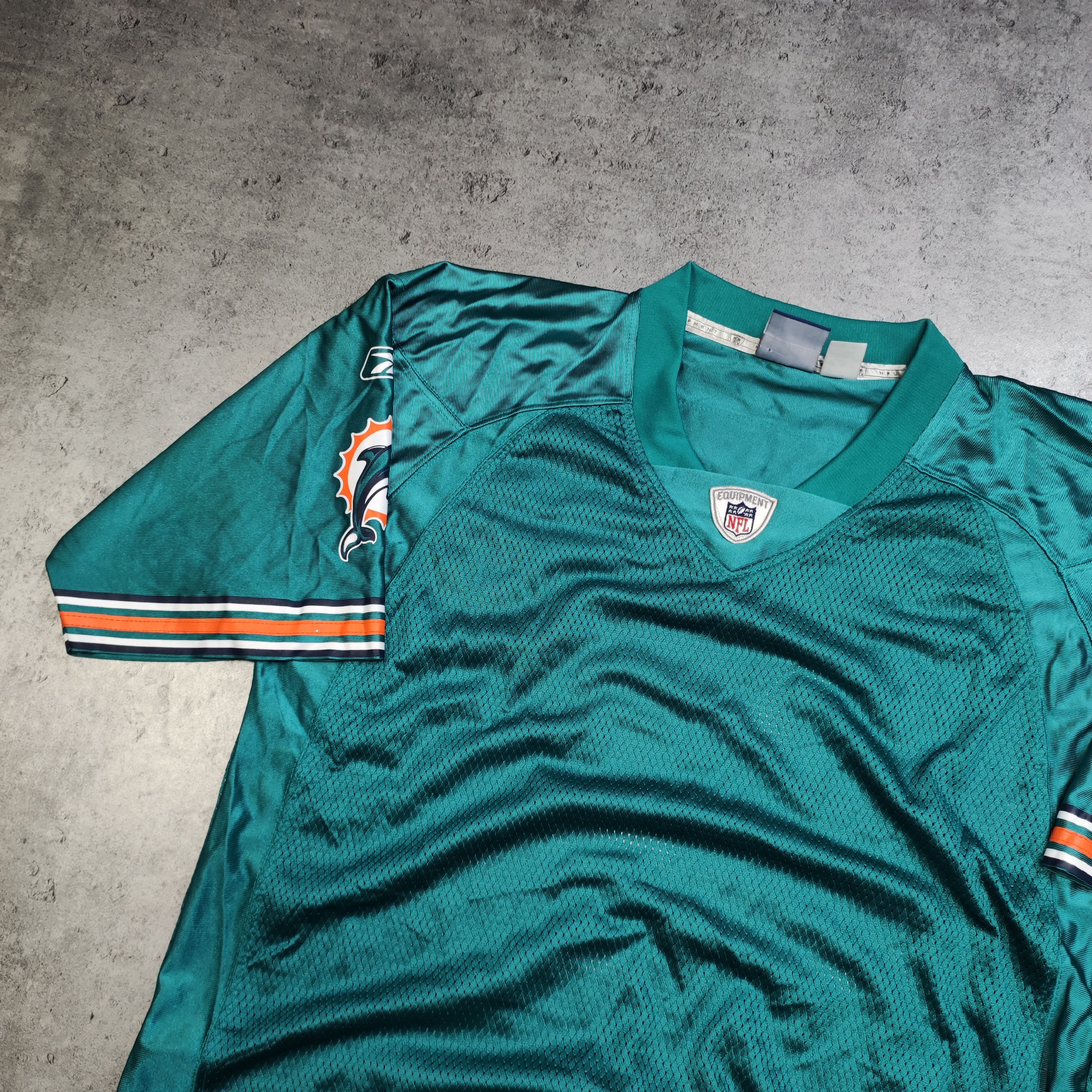 NFL × Vintage RARE NFL Miami Dolphines x Reebok Equipment Jersey Size US M / EU 48-50 / 2 - 3 Thumbnail