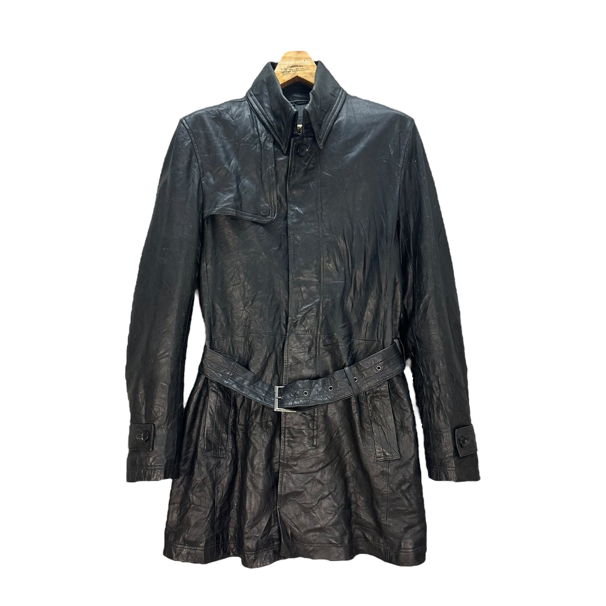 Tornado Mart TORNADO MART POLY OVERCOAT / TRENCH COAT #8750-024 Size L / US 10 / IT 46 - 2 Thumbnail