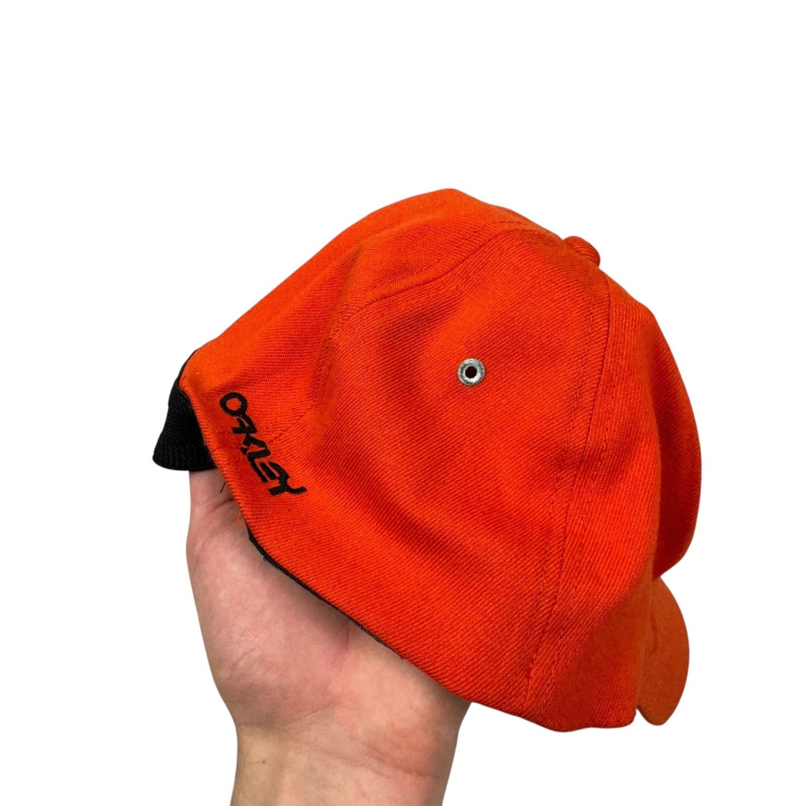 Oakley Oakley Tincan Men Orange Black Logo Eyelets Baseball Hat Cap Size ONE SIZE - 7 Thumbnail