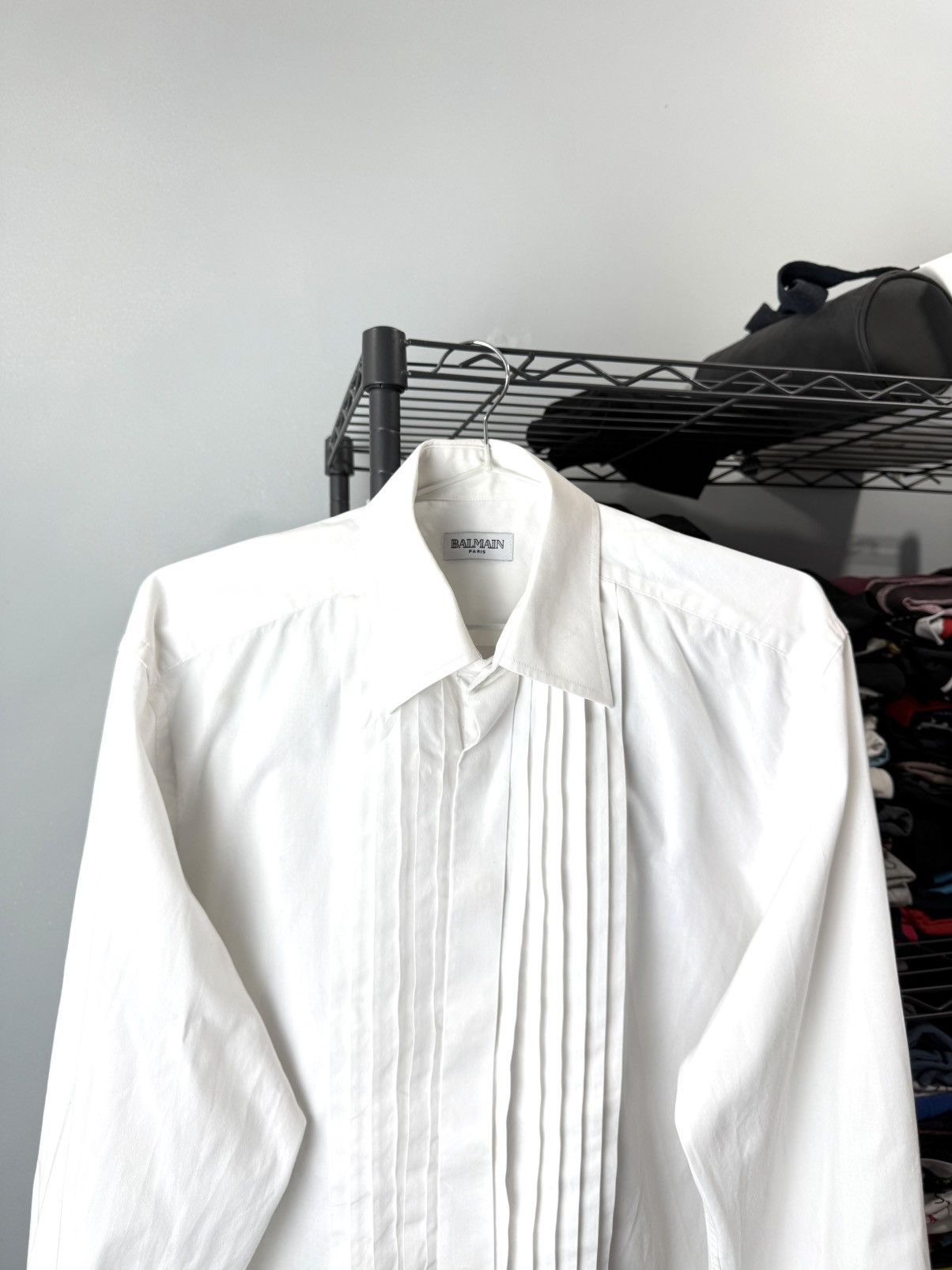 Balmain Vintage 1990’s Balmain Paris Shirt Buttons Up Size US L / EU 52-54 / 3 - 2 Thumbnail