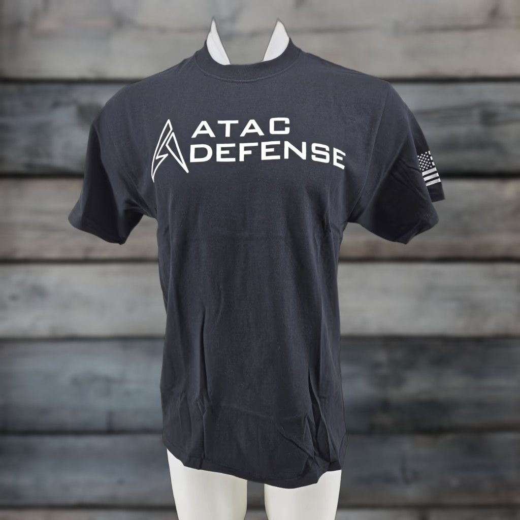 Port & Company VINTAGE? No — Port & Company ATAC Defense Black Shirt Mens M Short Sleeve Crew Neck Cotton Logo T-Shirt, Black, Regular Fit Size US M / EU 48-50 / 2 - 1 Thumbnail
