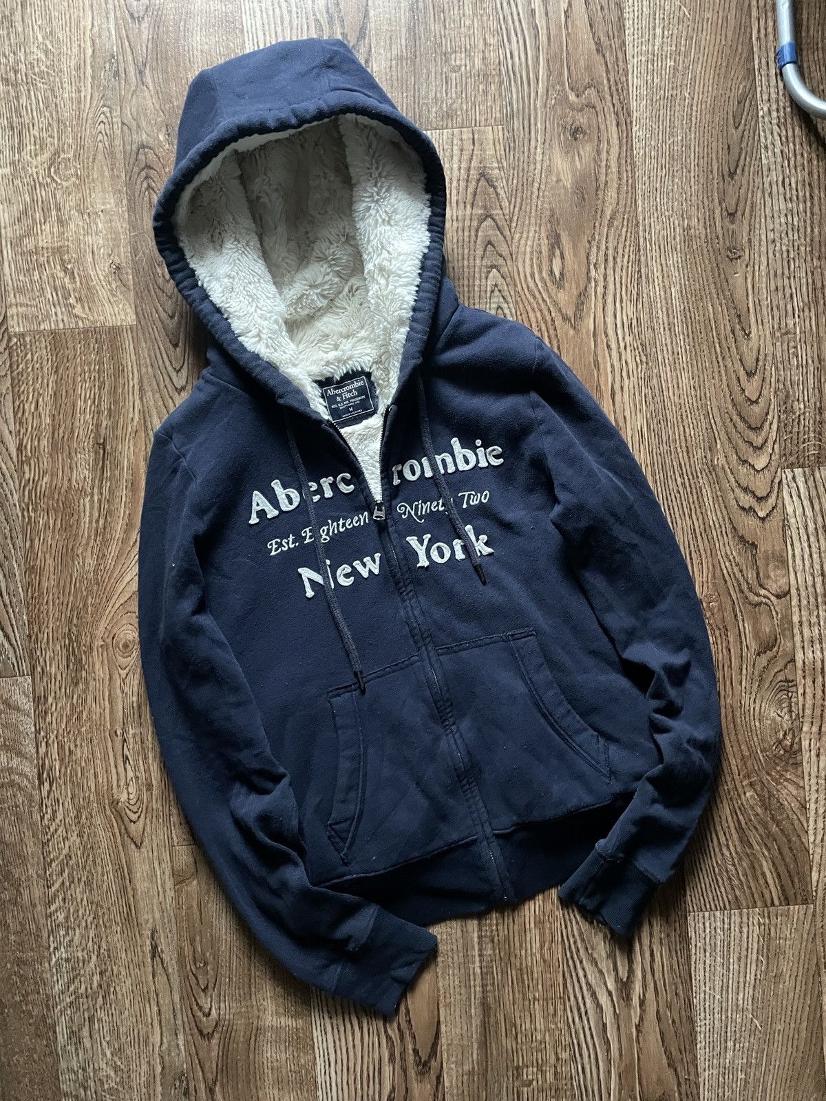 Abercrombie & Fitch Y2K Abercrombie & Fitch Fur Hoodie Lgb Style Size M / US 6-8 / IT 42-44 - 2 Thumbnail