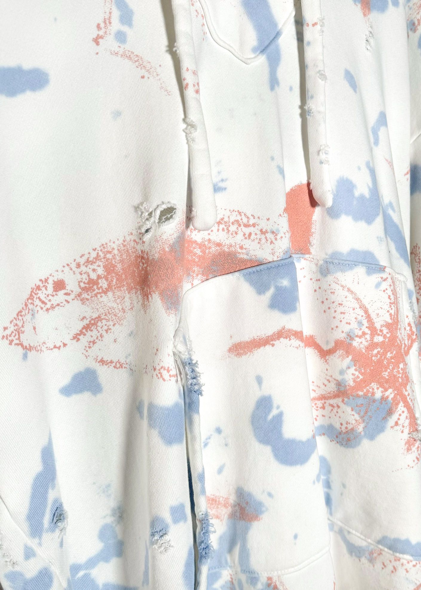 Alchemist Alchemist El Vedra 2018 White Tie Dye Distressed Hoodie Size US M / EU 48-50 / 2 - 4 Thumbnail