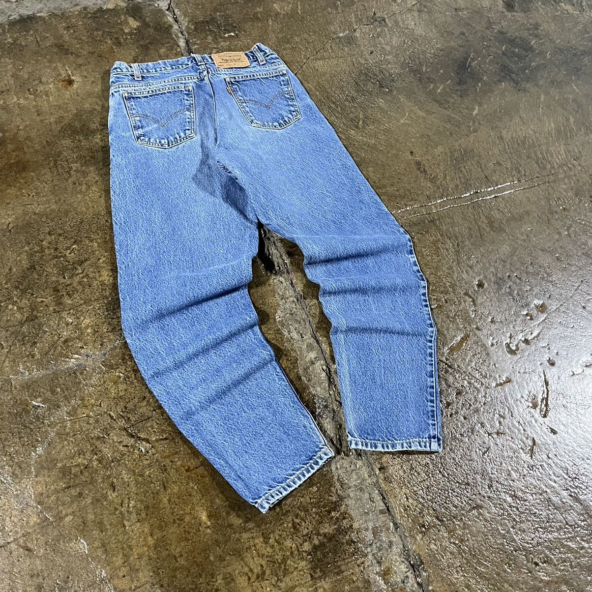 Levi's × Vintage Crazy Vintage 90s Levi's Orange Tab 550 Faded Skater Jeans Size US 32 / EU 48 - 5 Thumbnail