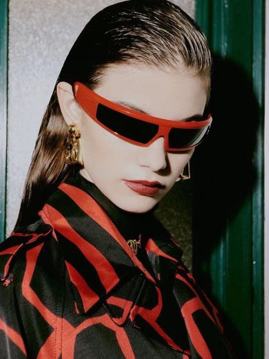 Electric Visual Modern Street ins style custom avant-garde sunglasses Size ONE SIZE - 4 Thumbnail