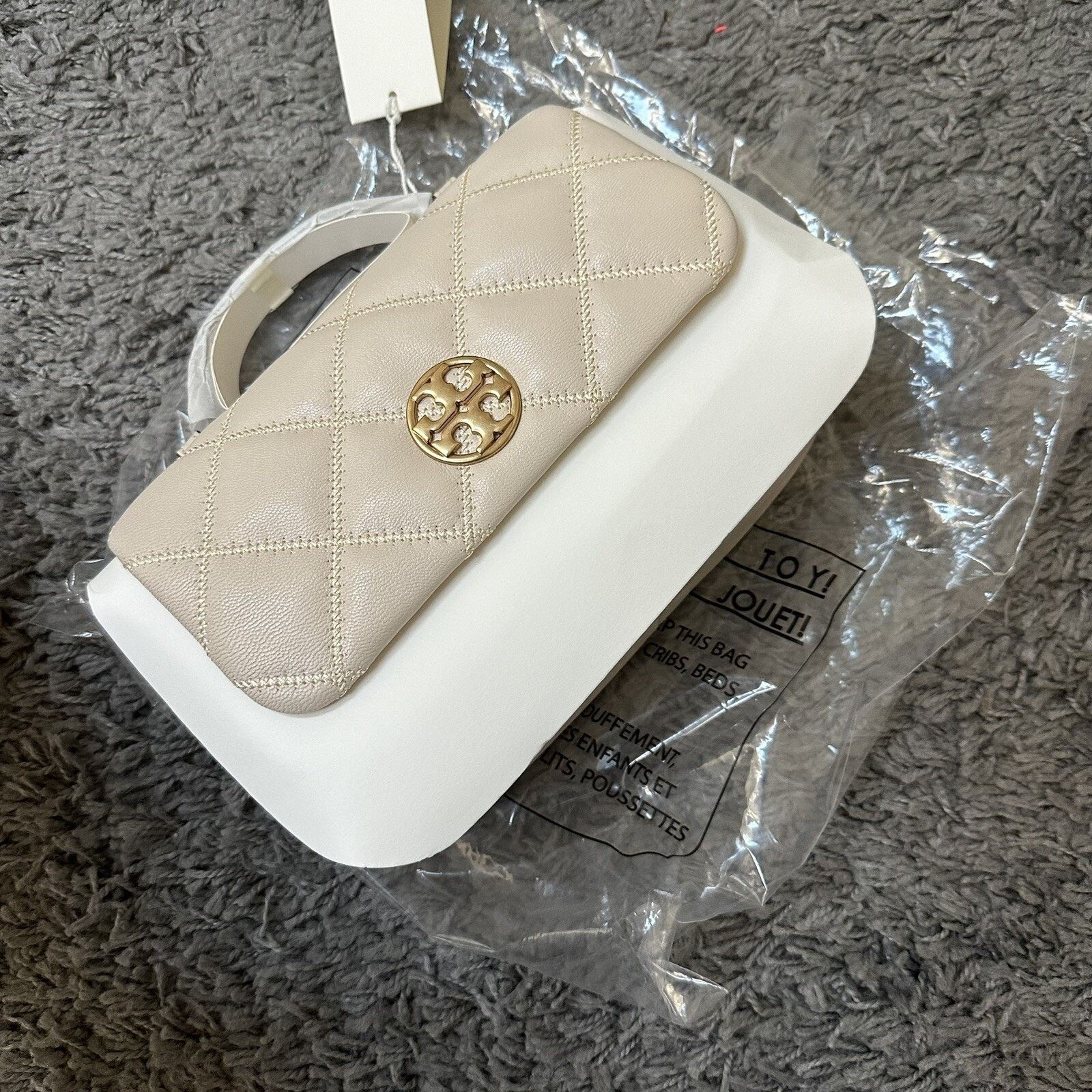 Tory Burch NWT Tory Burch 153399 Willa Mini Top Handle Bag IN BRIE Size ONE SIZE - 2 Thumbnail