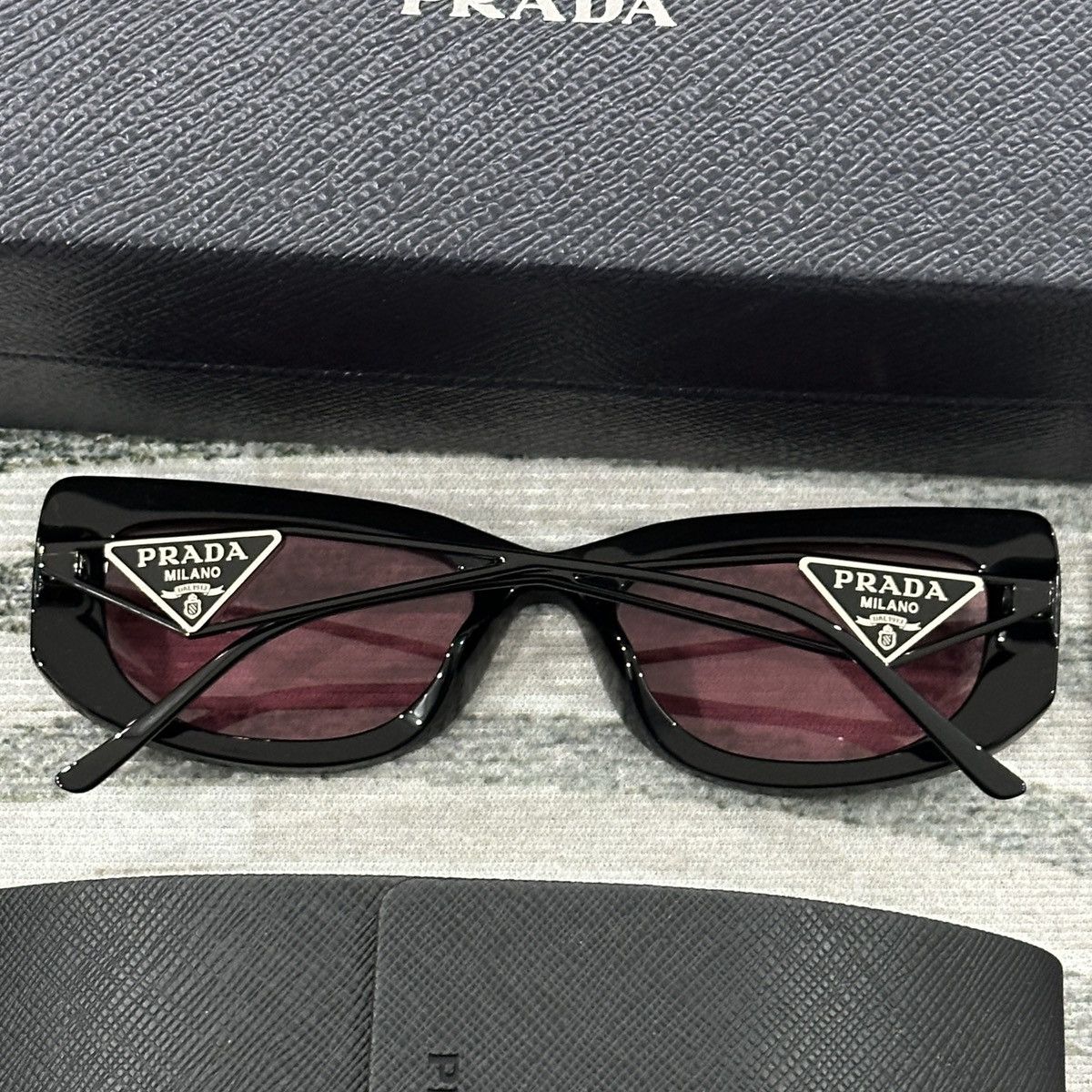 Prada PRADA 0PR 14YS 1AB30L SUNGLASSES Size ONE SIZE - 4 Thumbnail