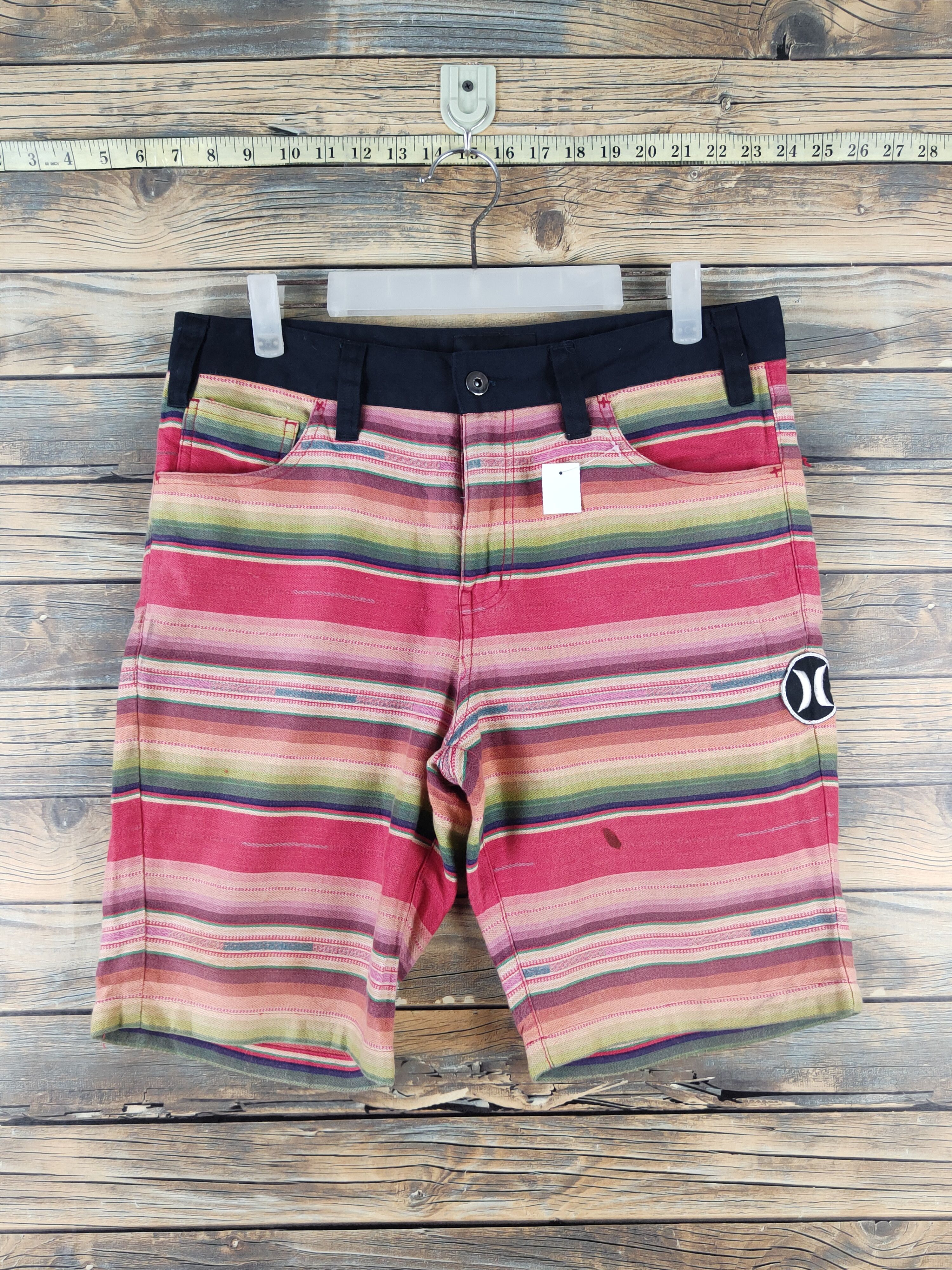 Hurley DL Hurley Red Multipocket Short Pants #899 Size US 30 / EU 46 - 1 Thumbnail