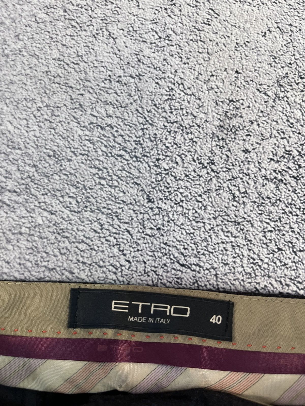 Etro Etro Womens Pants Trousers Classic Wool Viscose Size 40 Size 27" / US 4 / IT 40 - 4 Thumbnail