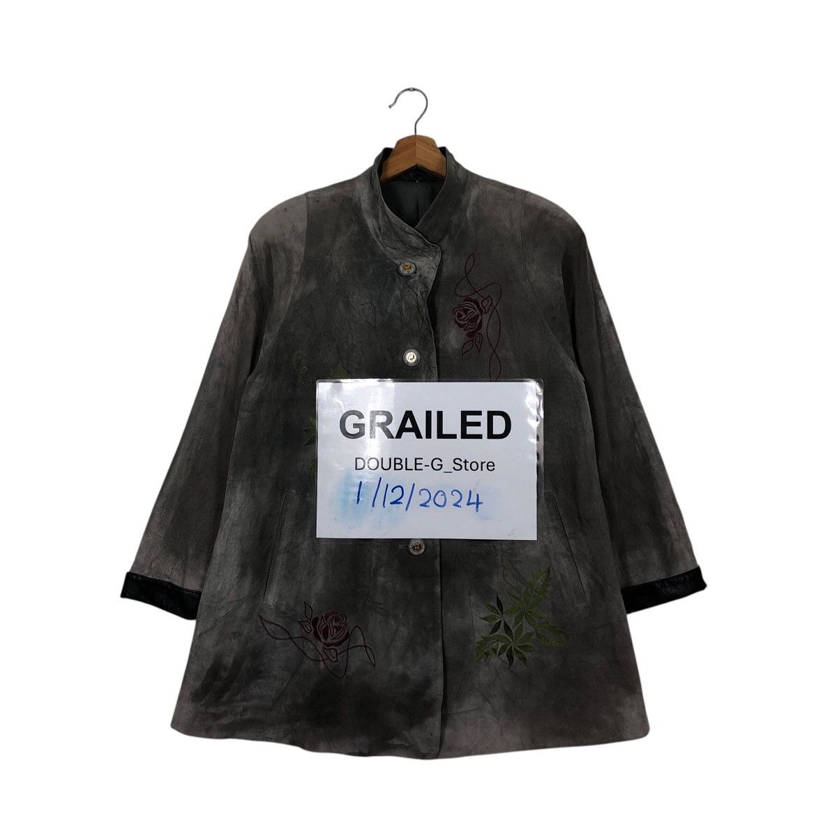 Japanese Brand Vintage Shearling Leather Jacket Unknown Brand Issey Miyake Size US M / EU 48-50 / 2 - 1 Thumbnail