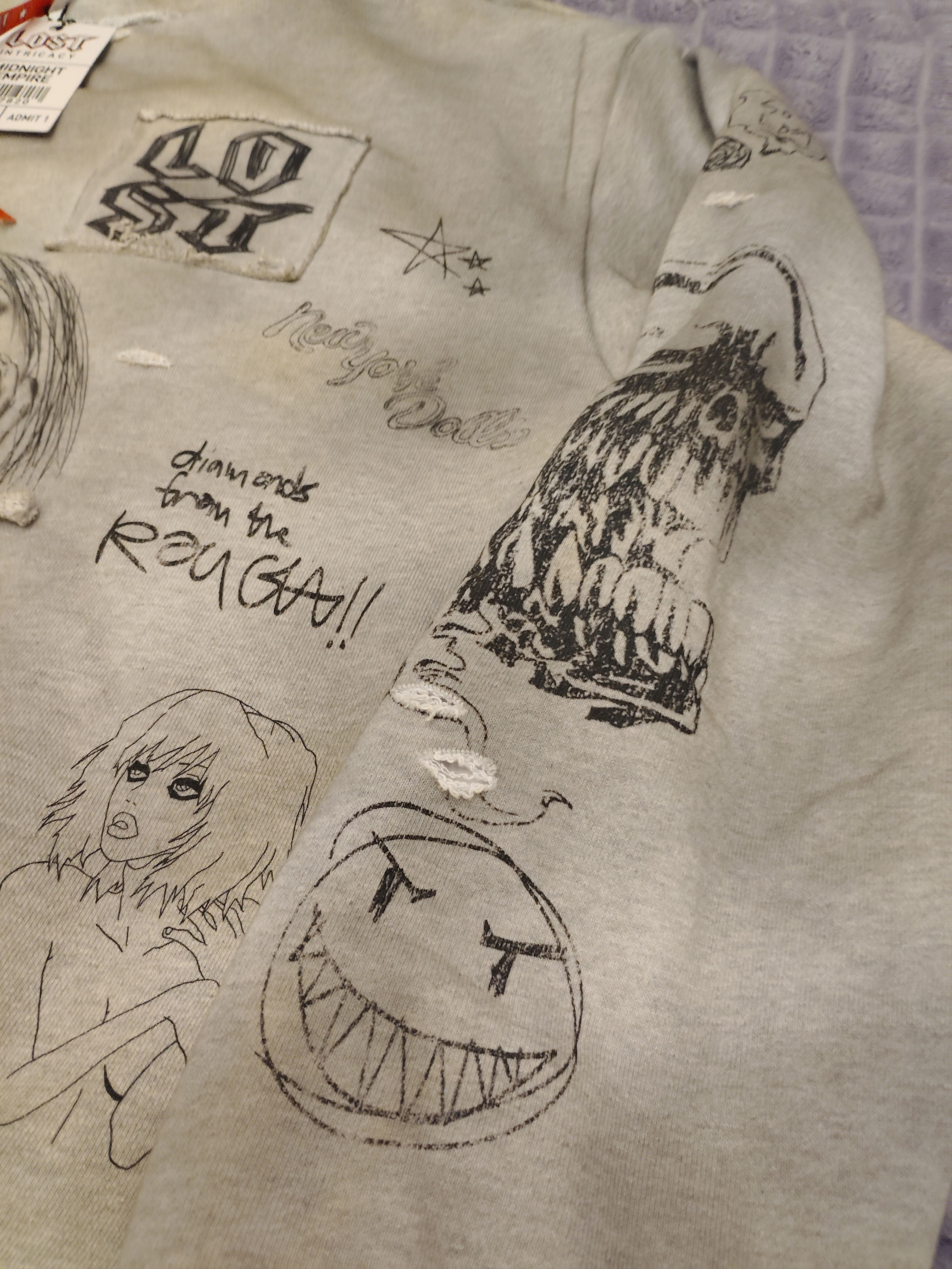 LOST INTRICACY Lost Intricacy Gray Lost Memories Hoodie Size US XXL / EU 58 / 5 - 5 Thumbnail