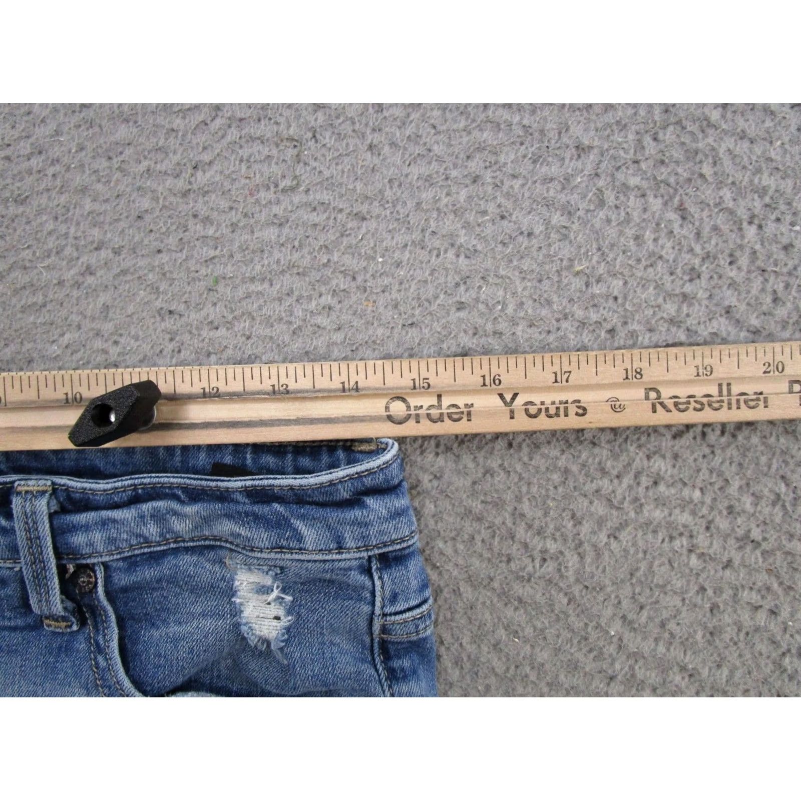 Buckle Black Buckle Black Jeans Womens Mom High Rise Distressed Medium Wash 29 Regular 5-Pocket Blue Cotton Denim Modern Size 29" - 6 Thumbnail