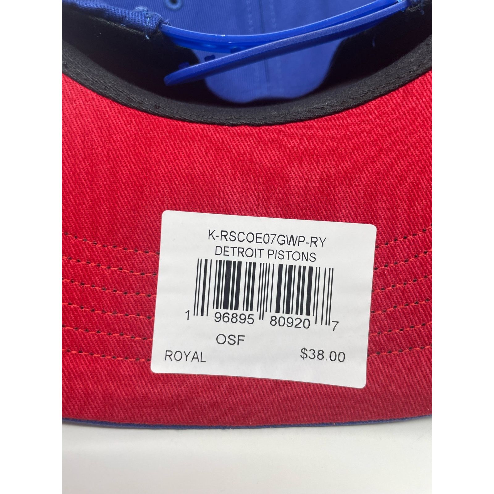 47 Brand Detroit Pistons 47 Brand Cap Snapback Hitch Hat New Mens Size ONE SIZE - 5 Thumbnail