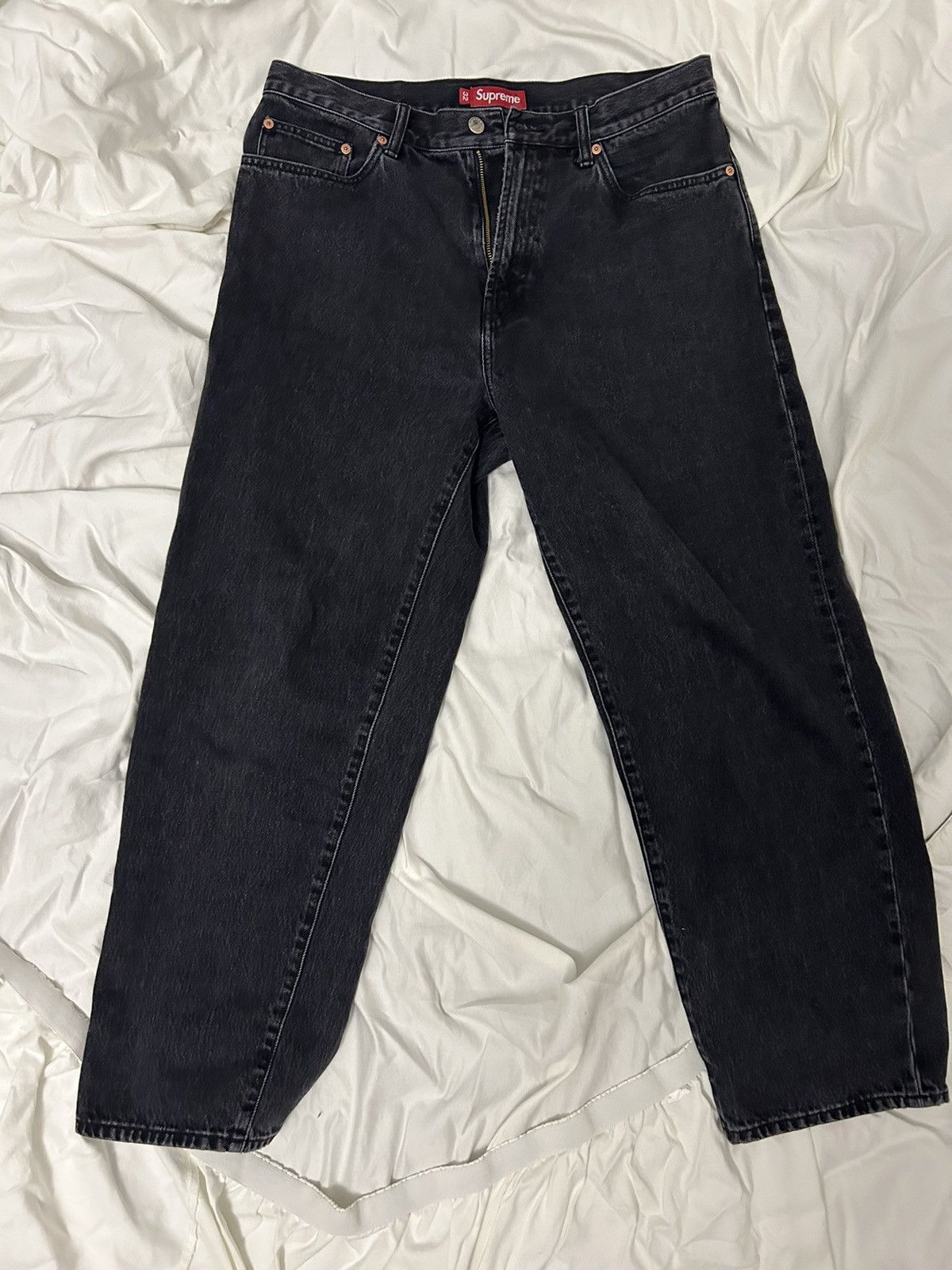 Supreme Supreme Black Baggy Jeans | Grailed