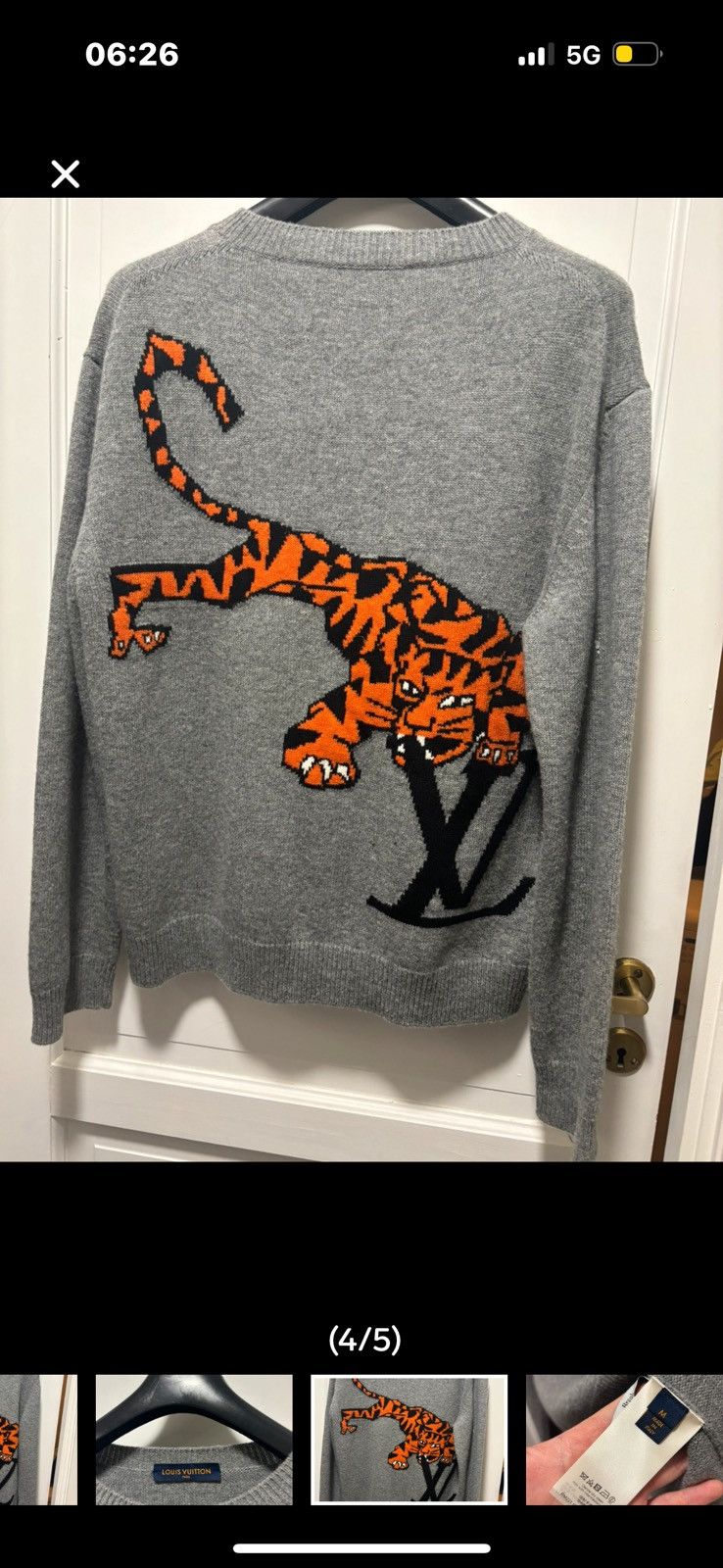 Louis Vuitton Lv tiger sweater Size US M / EU 48-50 / 2 - 4 Thumbnail