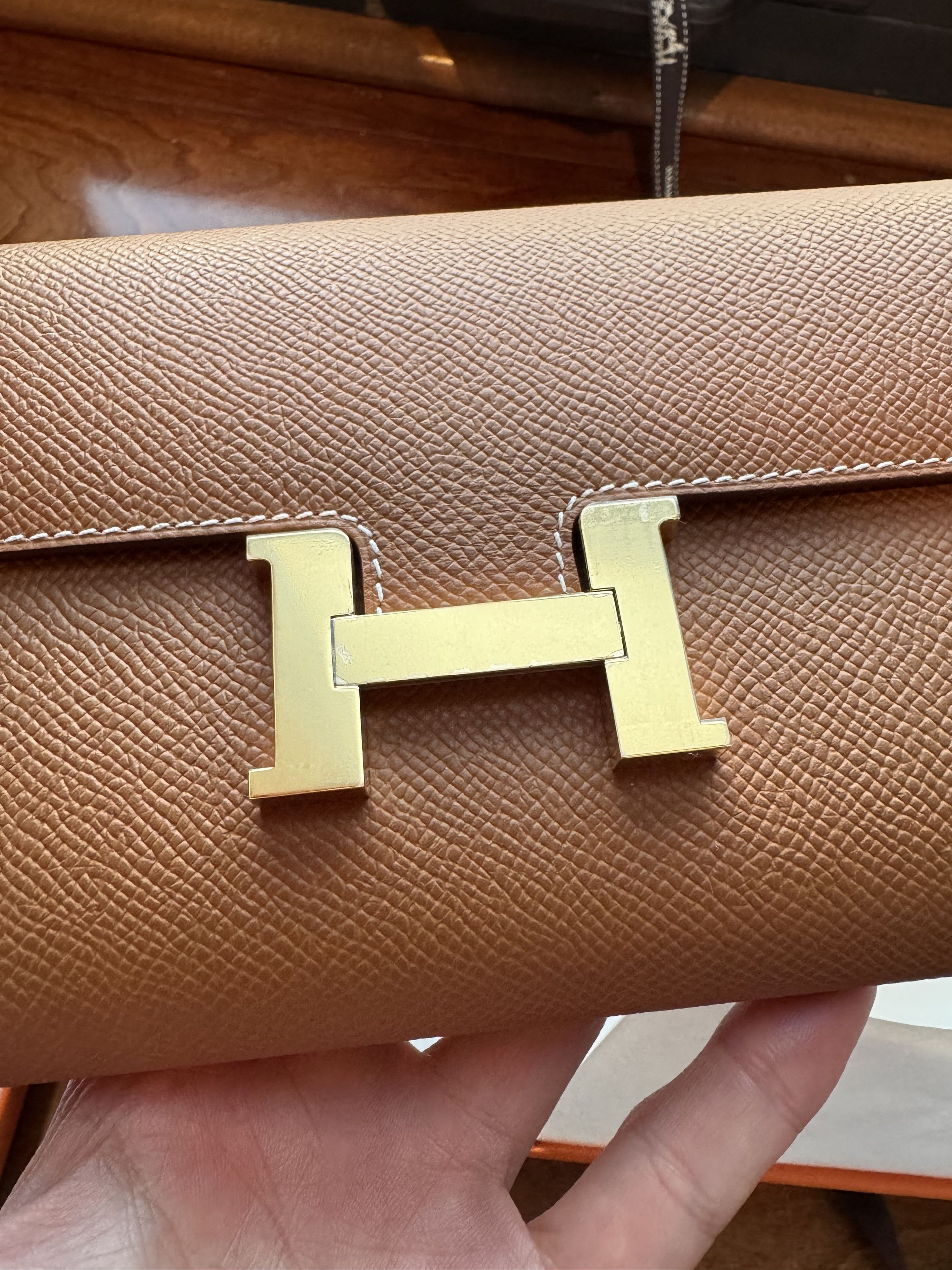 Hermes *NEW* CONSTANCE TO GO CROSSBODY BAG GOLD EPSOM Size ONE SIZE - 4 Thumbnail