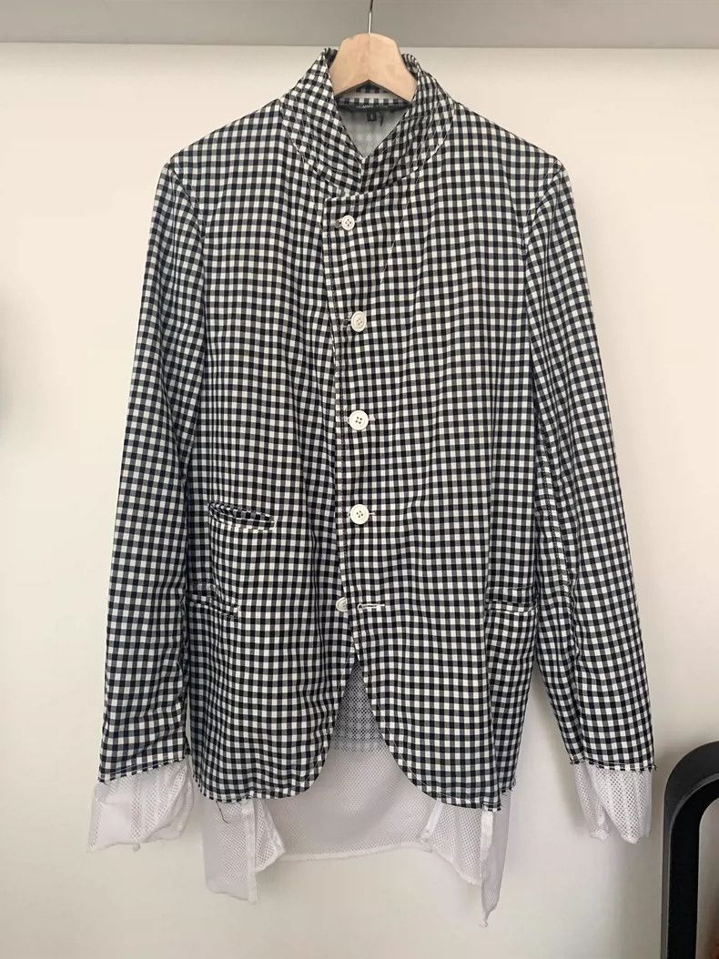 Comme des Garcons Comme Des Garcons 100% cotton fine plaid jacket Size US S / EU 44-46 / 1 - 1 Thumbnail