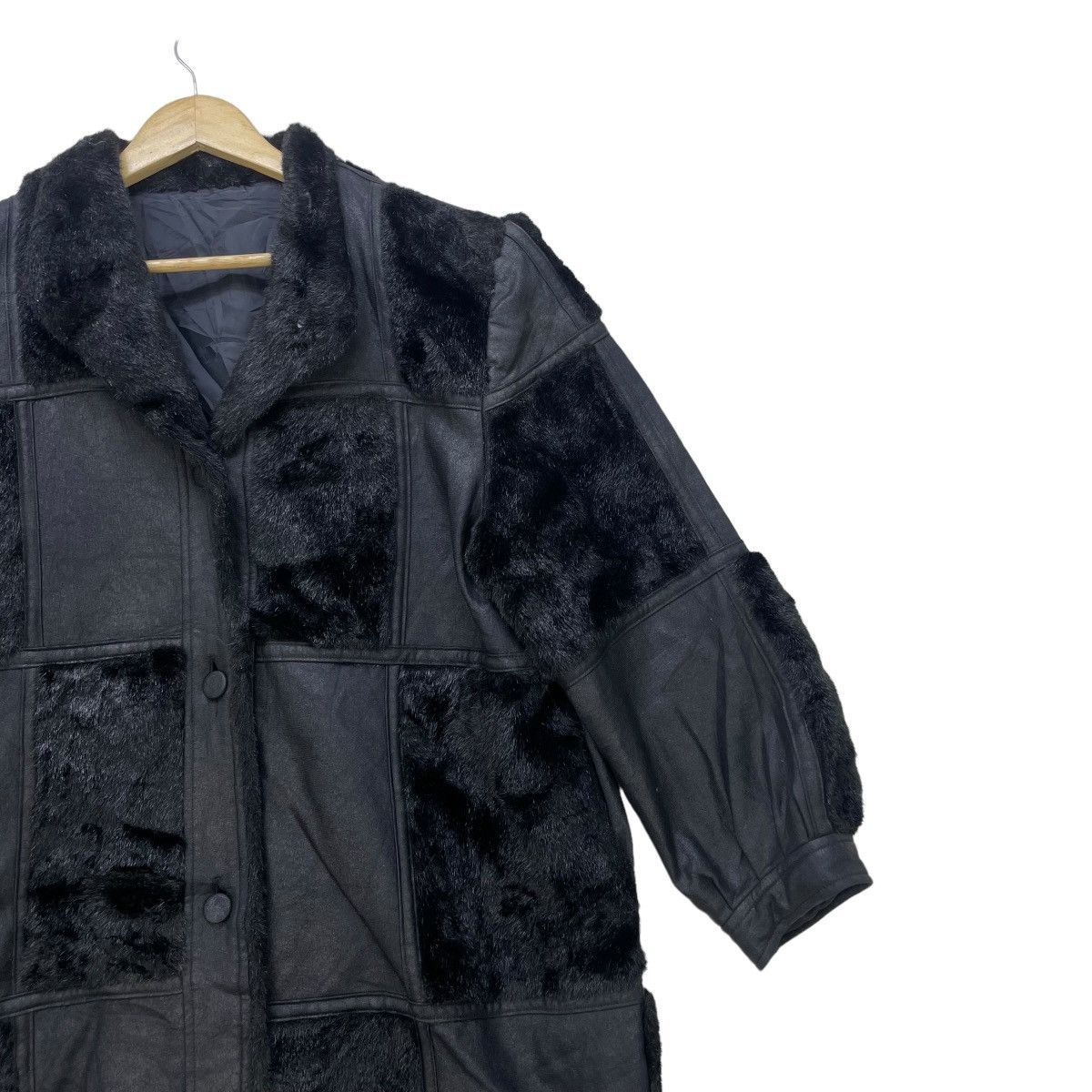 Issey Miyake × Japanese Brand Japanese Brand Pacthwork Faux Fur Jacket Size M / US 6-8 / IT 42-44 - 3 Thumbnail