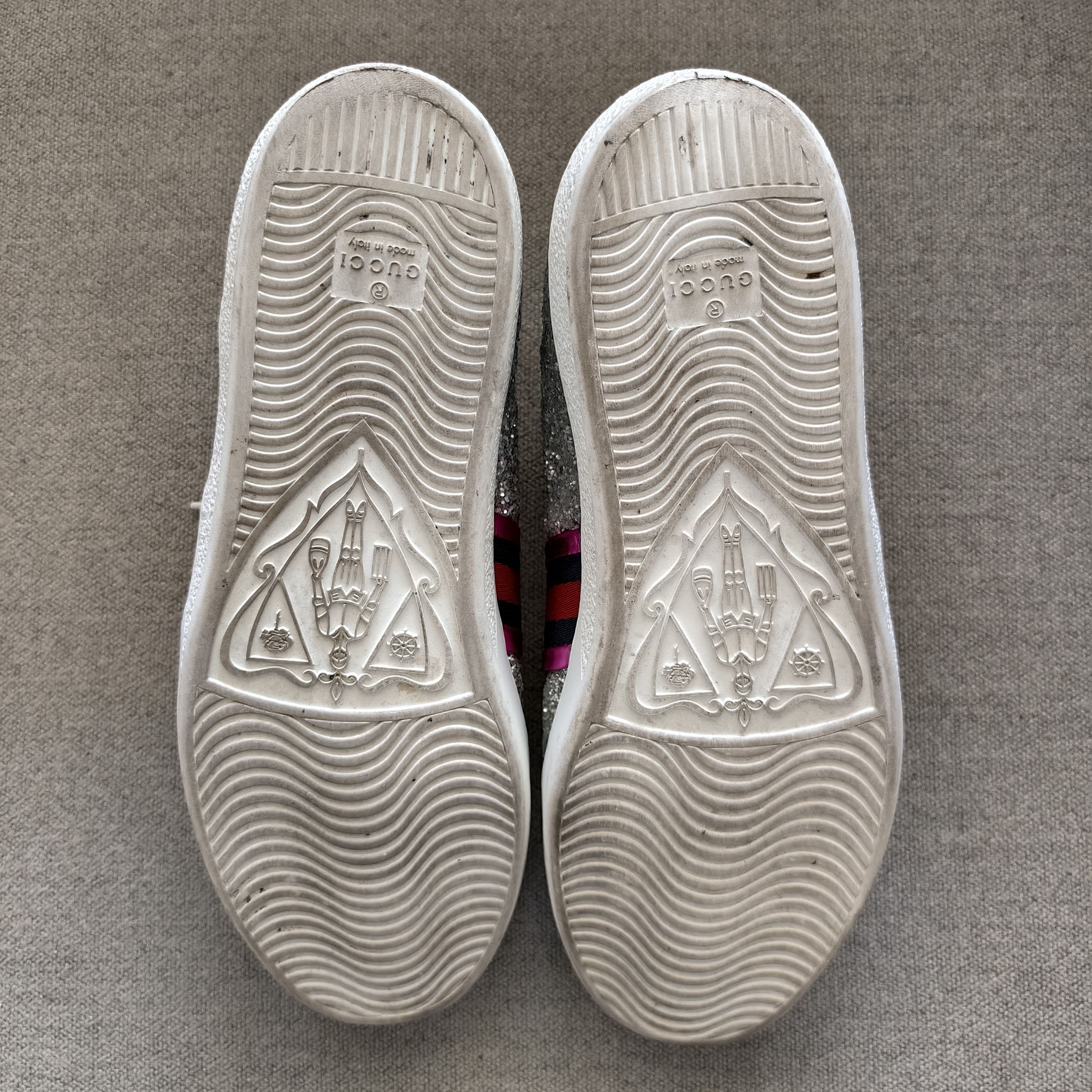 Gucci Gucci ACE glitter sneakers Size US 9 / EU 42 - 7 Thumbnail