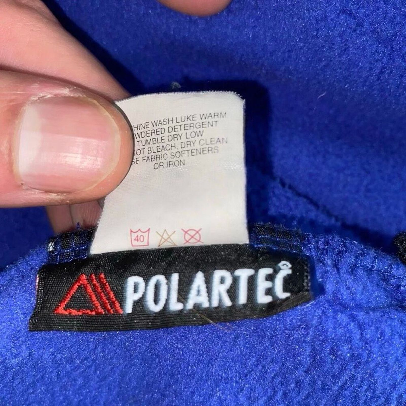 Marmot Marmot Royal Blue Vintage Front Zip Polartec Fleece | Sz M Size M / US 6-8 / IT 42-44 - 5 Thumbnail