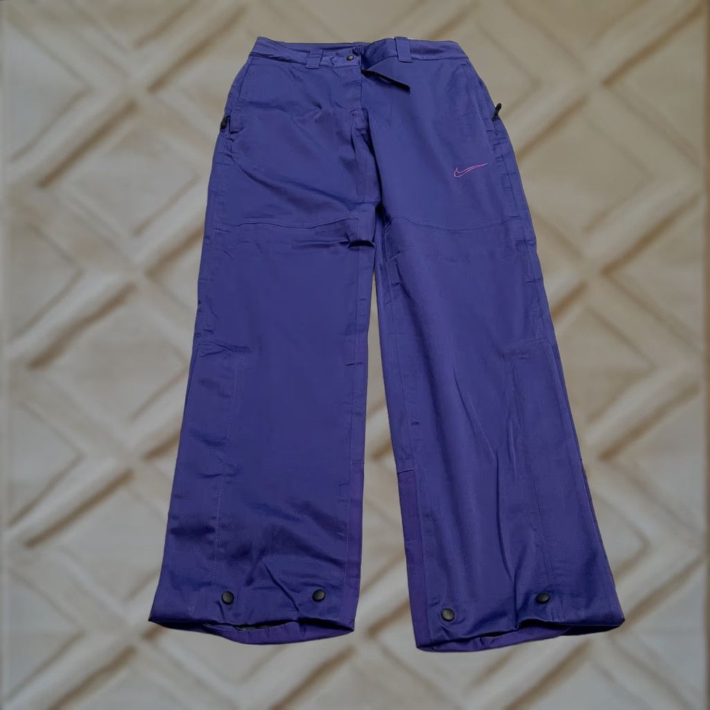 Nike Nike Golf Storm Fit 10 Pants Mens XS Blue Straight Zip Ankle Active Outdoor D1 Size US 27 - 1 Thumbnail