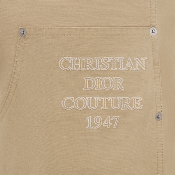 Dior o1w1db11225 483D18 Carpenter Jeans in Beige Size US 32 / EU 48 - 3 Thumbnail