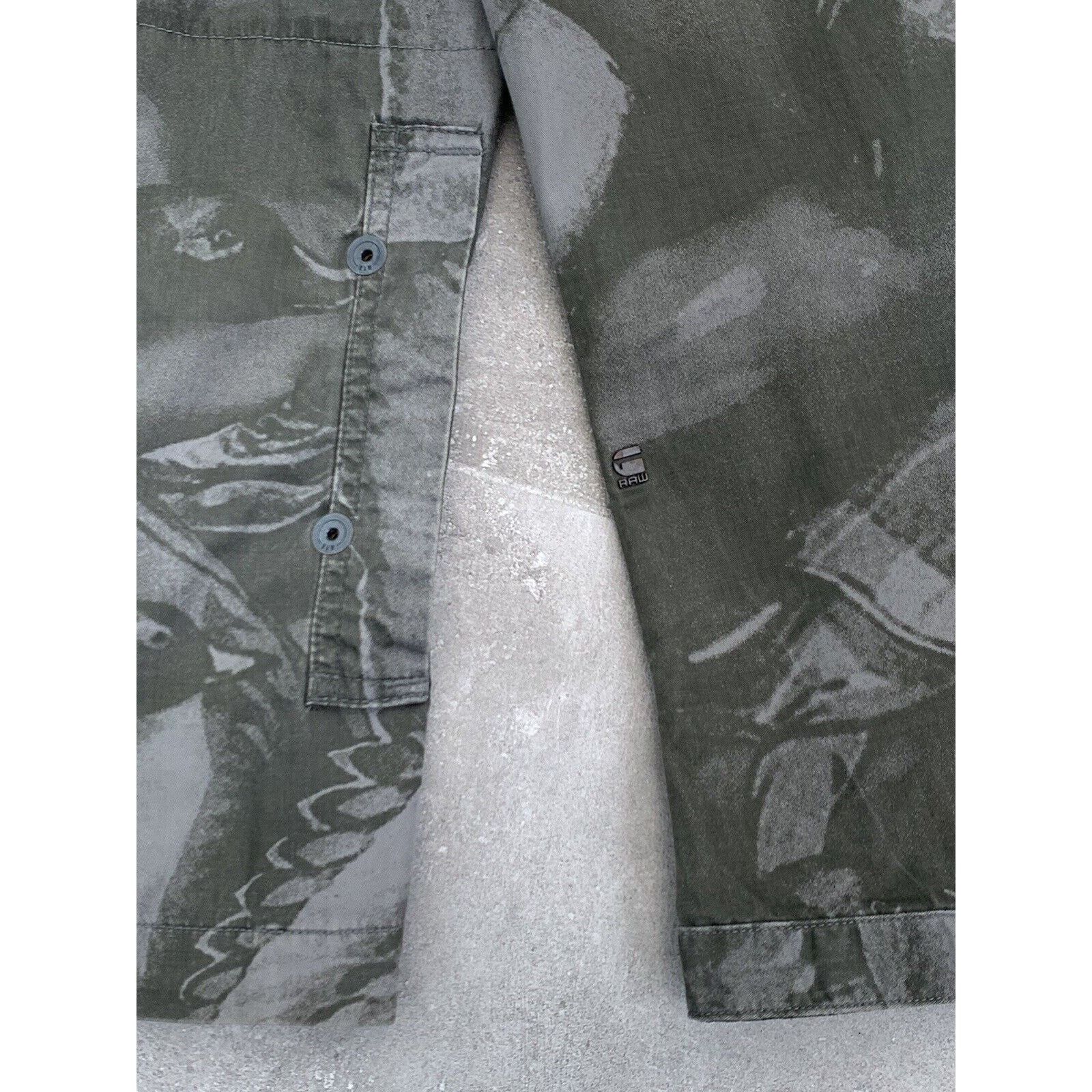G-Star Men's G-STAR Raw Camo Overshirt Military Coat Jacket S EU 46 Size US S / EU 44-46 / 1 - 16 Thumbnail