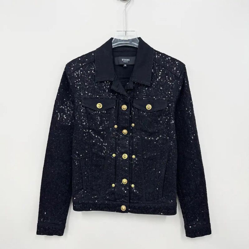 Versace Versace Black Women's Jacket M Size 0089 Size M / US 6-8 / IT 42-44 - 1 Thumbnail