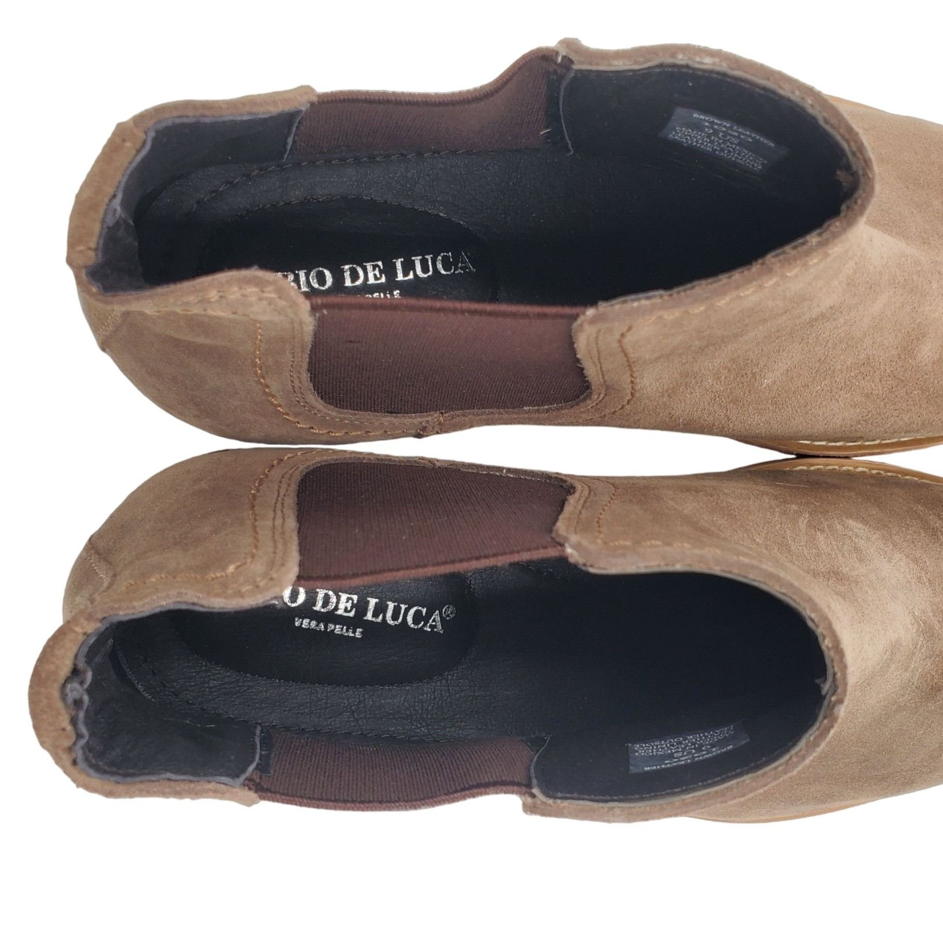 Other NEW Fabio De Luca Men 9 Tan Brown Leather Suede Chukka Boots Size US 9 / EU 42 - 10 Thumbnail