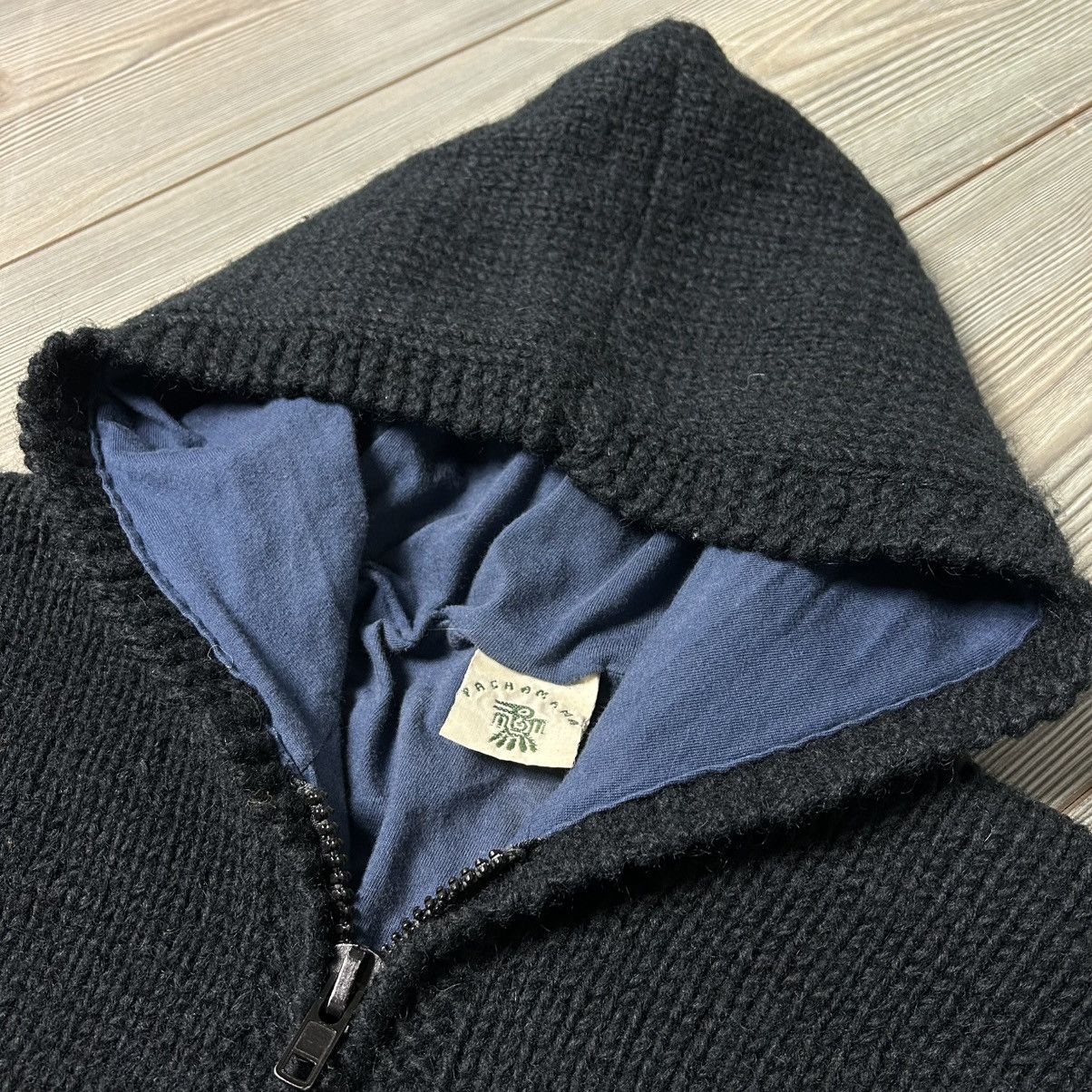 Handmade Pachamama Wool Handknit Zip Sweater Jacket Size M / US 6-8 / IT 42-44 - 12 Thumbnail