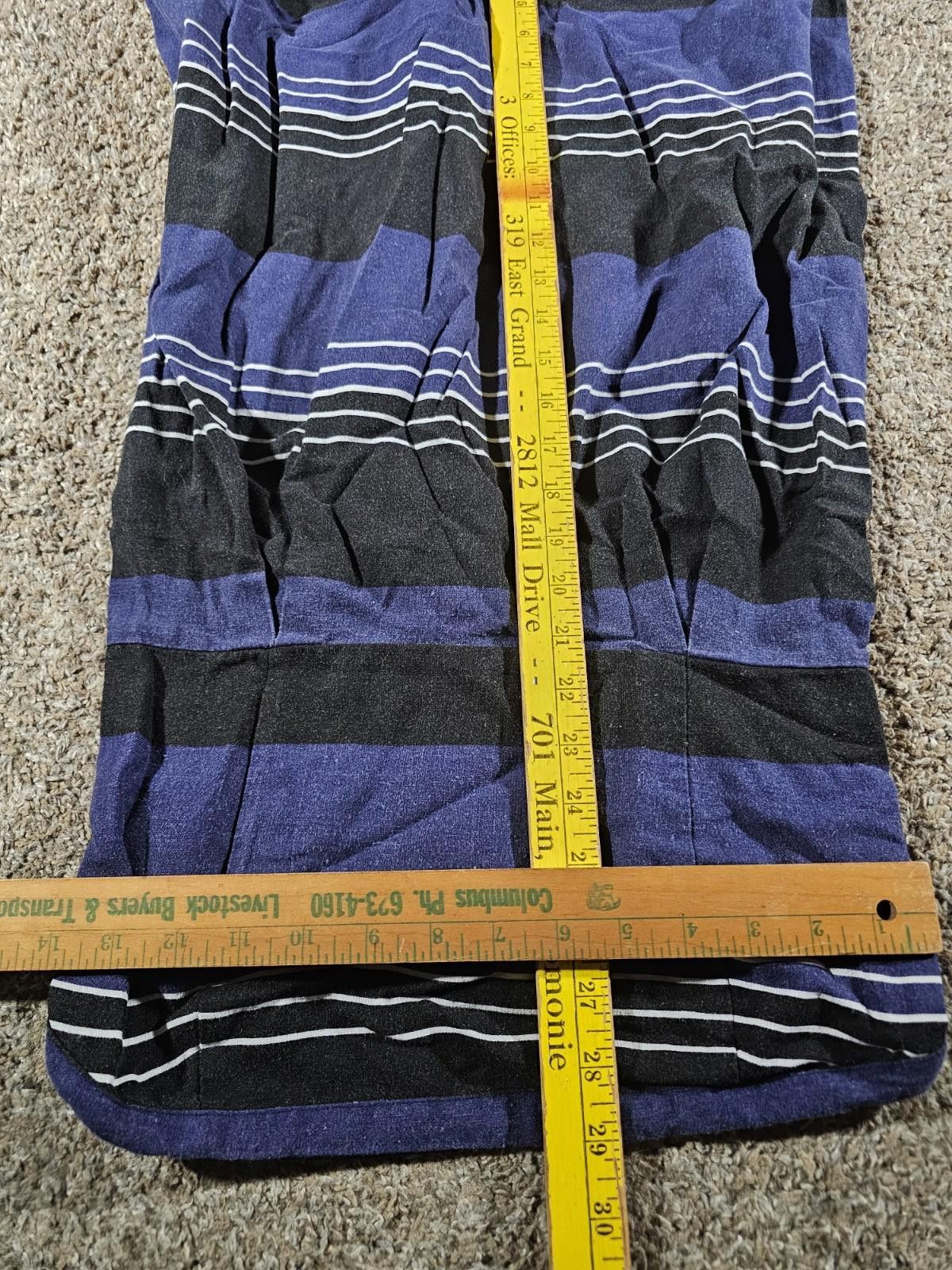 Old Navy Old Navy Blue Black Linen Dress Sz 10 Size L / US 10 / IT 46 - 4 Thumbnail