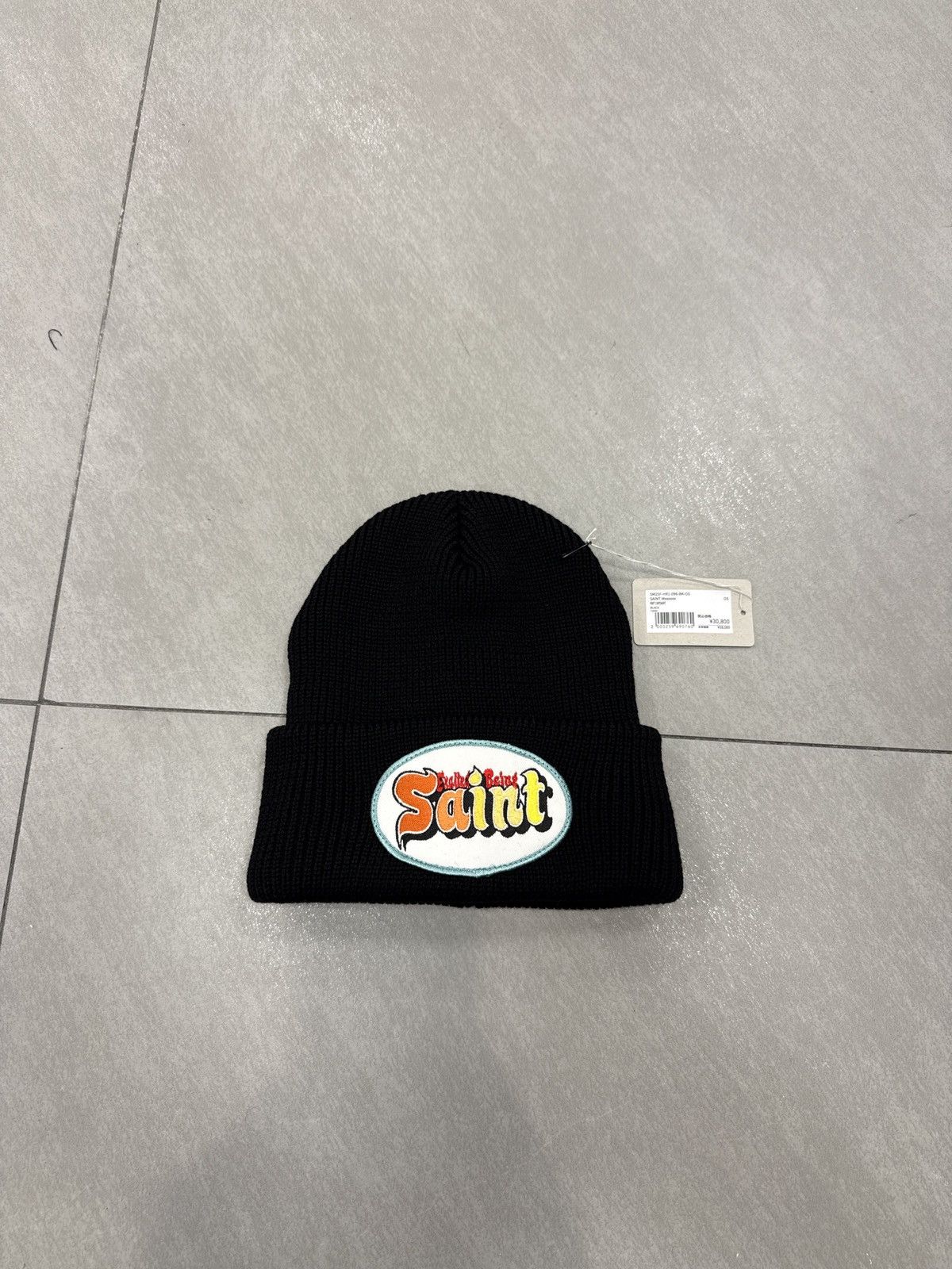 Saint Michael Saint Michael Patch Beanie Black Size ONE SIZE - 1 Thumbnail