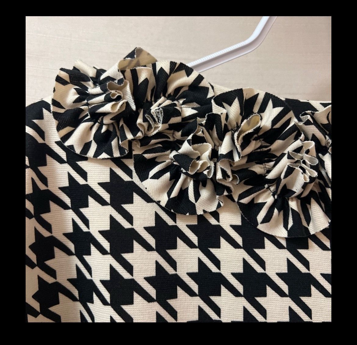 Other Danny & Nicole houndstooth ruffled open front size 24W (3x) Size 3XL / US 20-22 - 4 Thumbnail