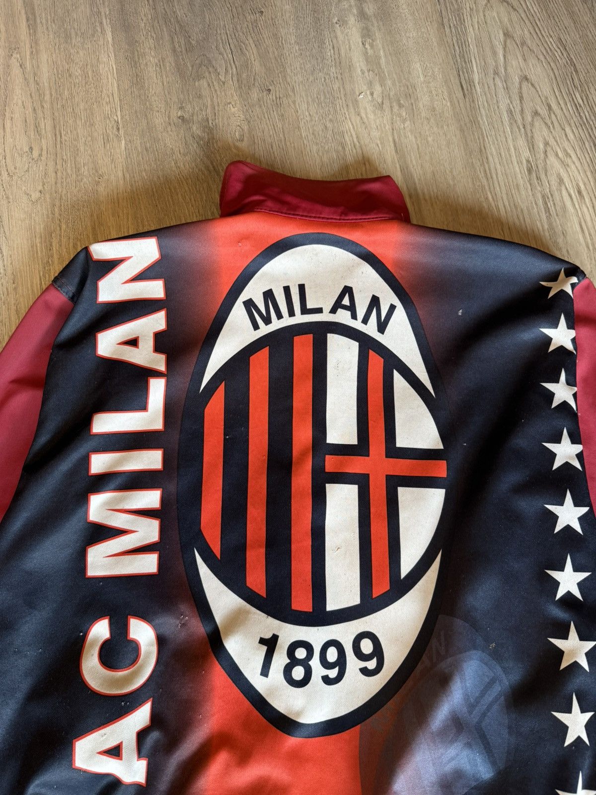 Vintage VINTAGE AC MILAN BIG LOGO JACKET Size US XL / EU 56 / 4 - 2 Thumbnail