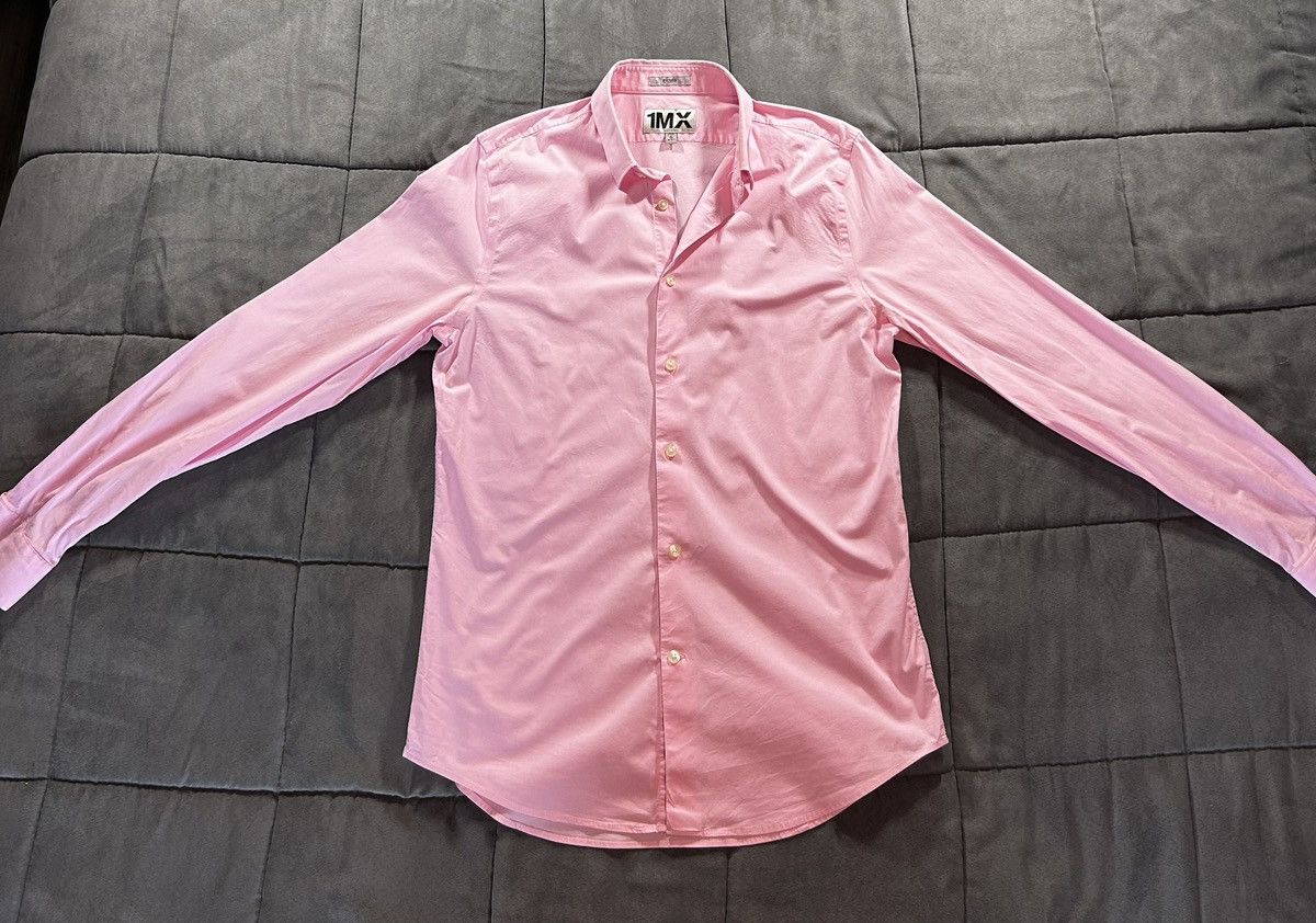 Express Express Men’s pink shirt Size US M / EU 48-50 / 2 - 2 Thumbnail