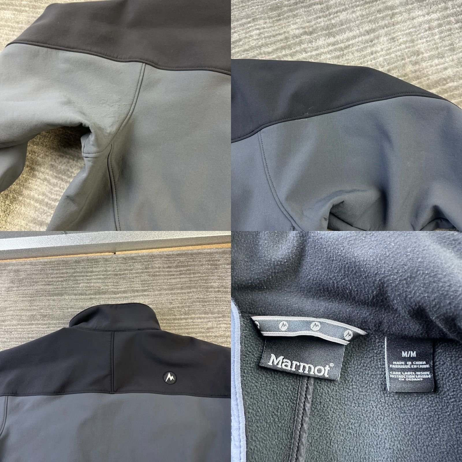 Marmot Marmot Jacket Mens Medium Gray Full Zip Outdoors Hiking Windbreaker Casual Travel - Outdoor Mens Regular Size M Gray Solid Full Zip Jacket Size US M / EU 48-50 / 2 - 8 Thumbnail