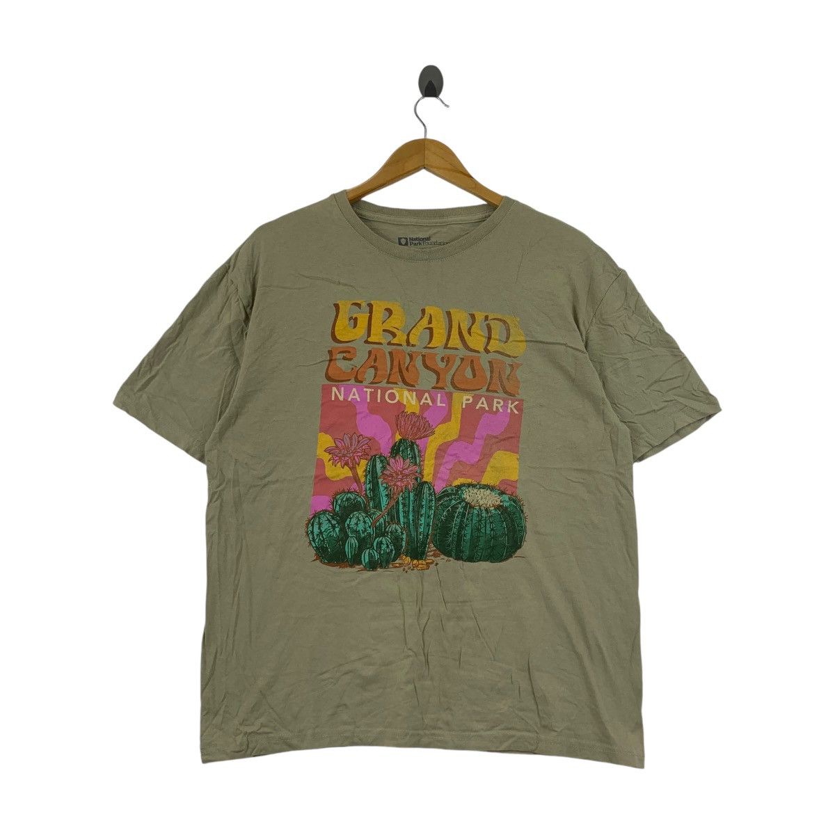 Vintage NATIONAL PARK FOUNDATION Grand Canyon Artwork Tee Shirt Size L / US 10 / IT 46 - 1 Thumbnail