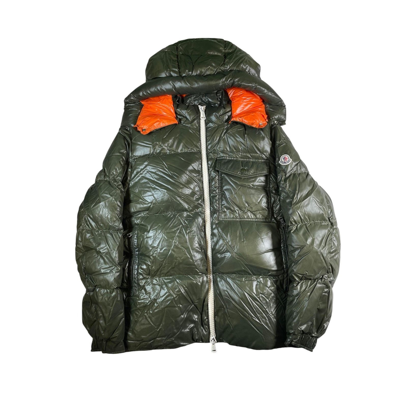 Moncler Moncler Vignemale Olive & Orange Jacket Size US XL / EU 56 / 4 - 1 Thumbnail