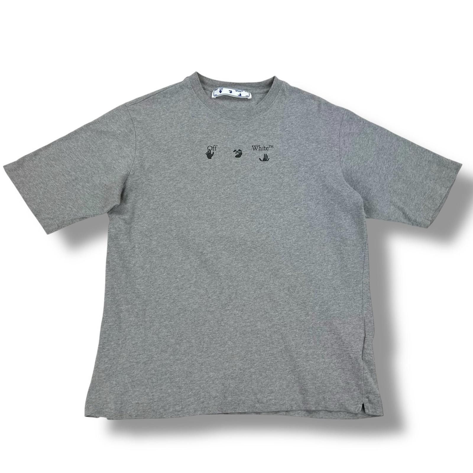 Off-White Off-White Negative Mark Arrows Grey T Shirt Size US M / EU 48-50 / 2 - 3 Thumbnail