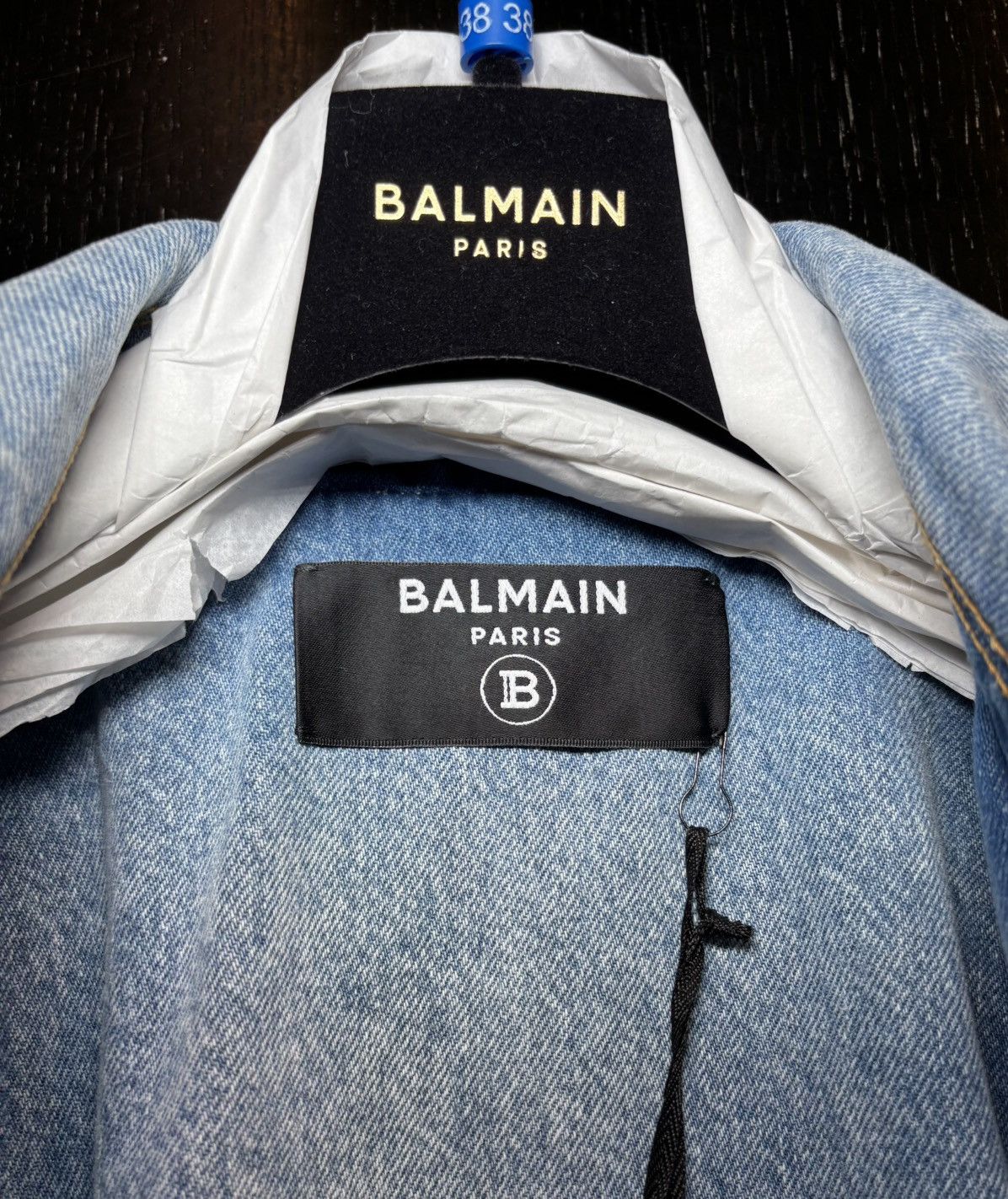 Balmain Balmain - denim blazer doublebreasted Size XS / US 0-2 / IT 36-38 - 17 Thumbnail