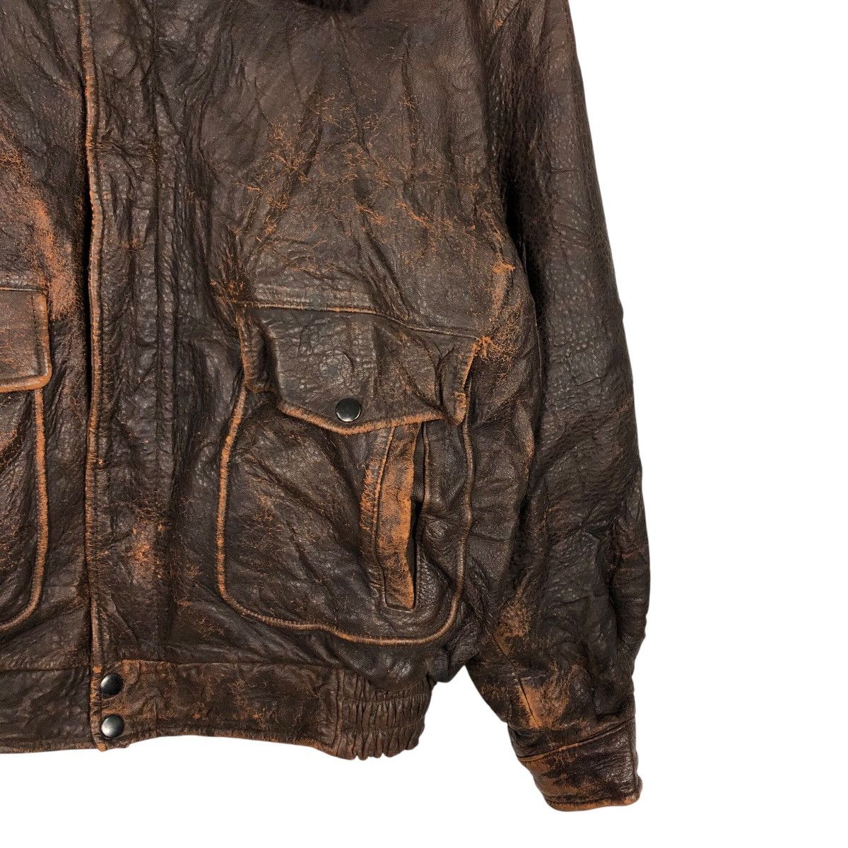 Japanese Brand 📌Vintage Riot Leather Jacket Blanket Atsukawa Issey Miyake Size US M / EU 48-50 / 2 - 7 Thumbnail