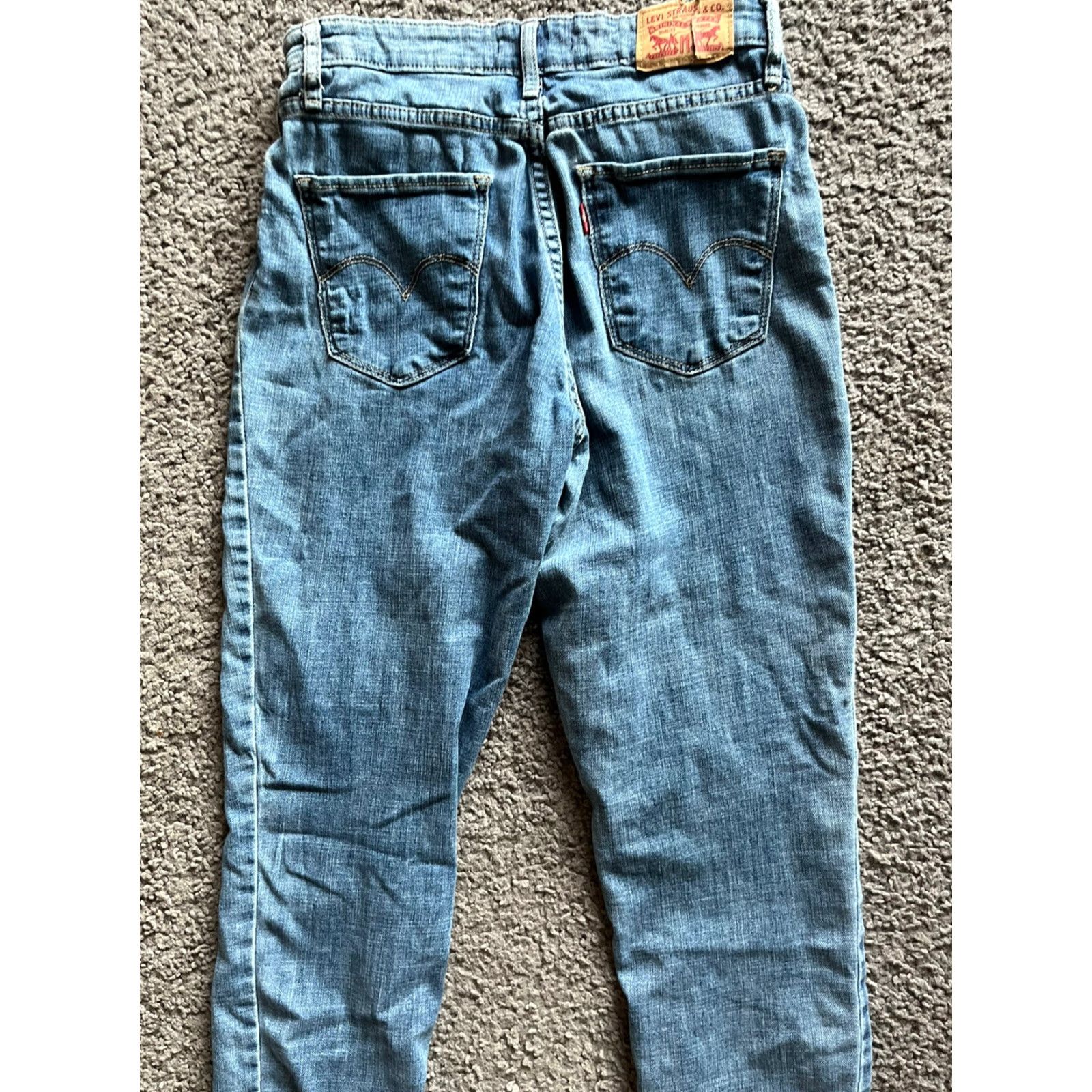 Levi's Levi's Jeans Women's 721 High-Rise Skinny Waist 27x30 Medium Wash Size 27" / US 4 / IT 40 - 2 Thumbnail