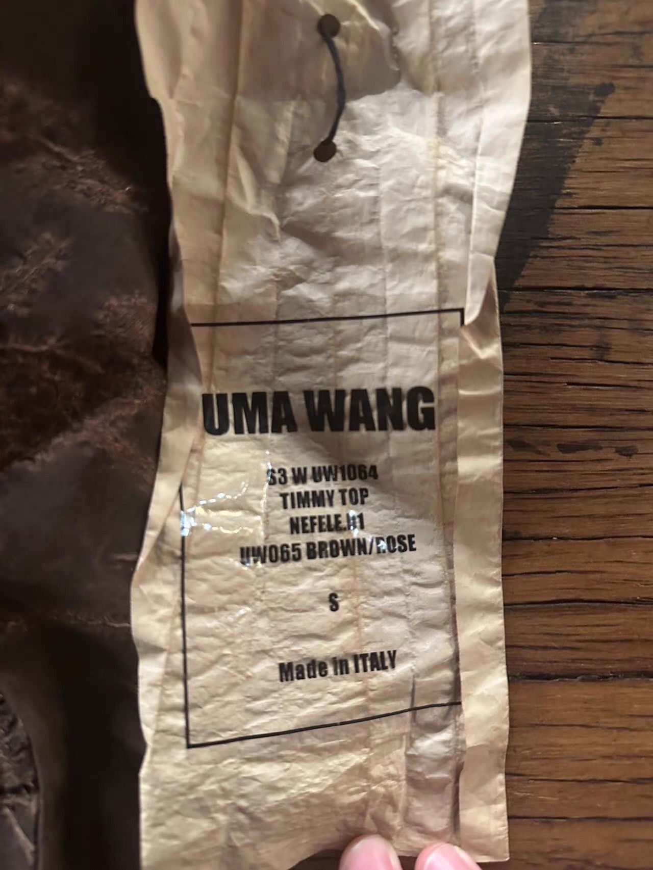 Uma Wang UMA WANG SS23 Women’s Main Brown Rose Timmy Top Ｑ25 Size S / US 4 / IT 40 - 3 Thumbnail